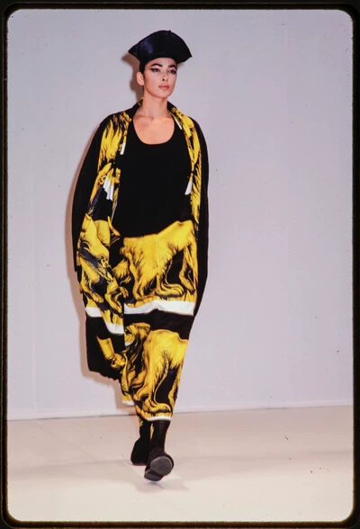 Yohji Yamamoto 1985AW Horse-Pattern Coat — front