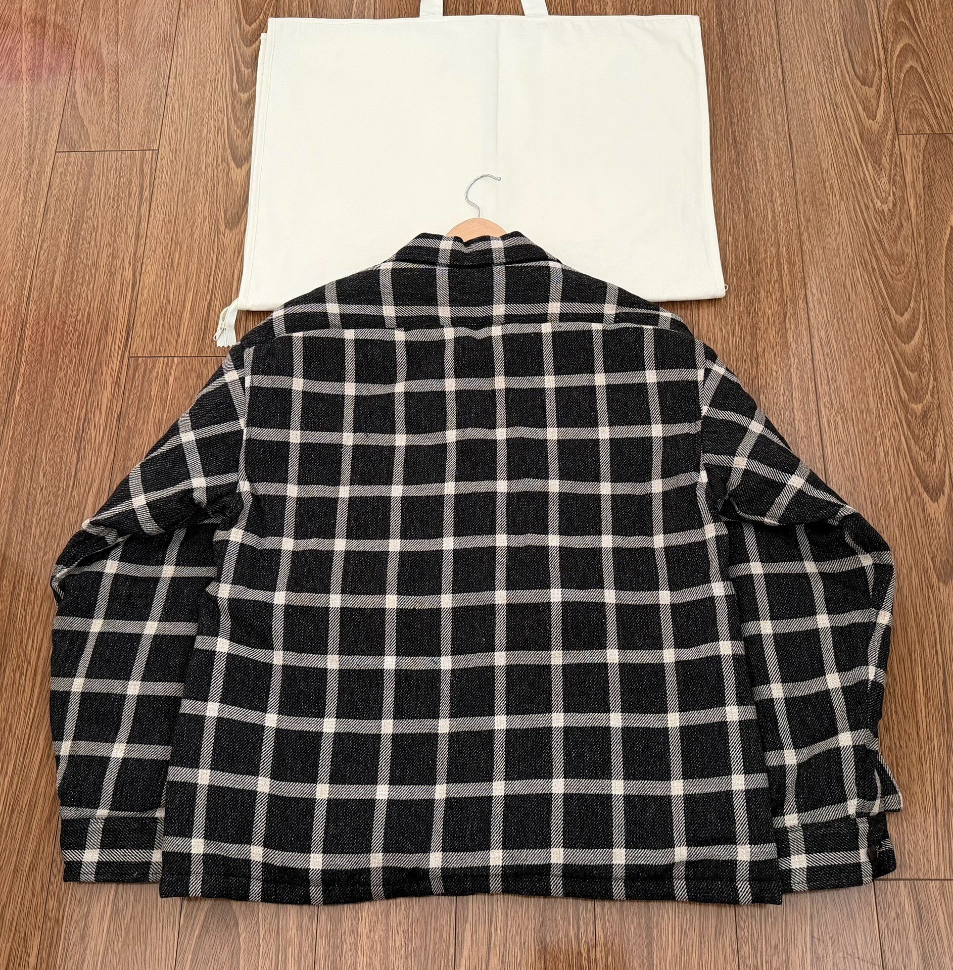 VISVIM 25SS Keesey Check Down Jacket — front