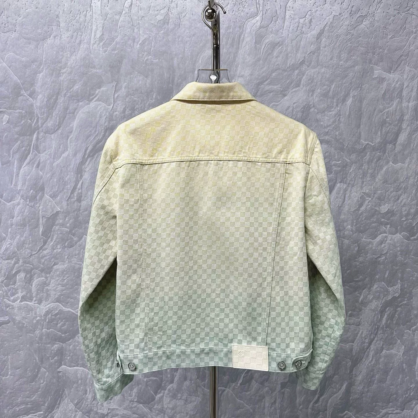Louis Vuitton FW25 Gradient Damier Denim Jacket — back