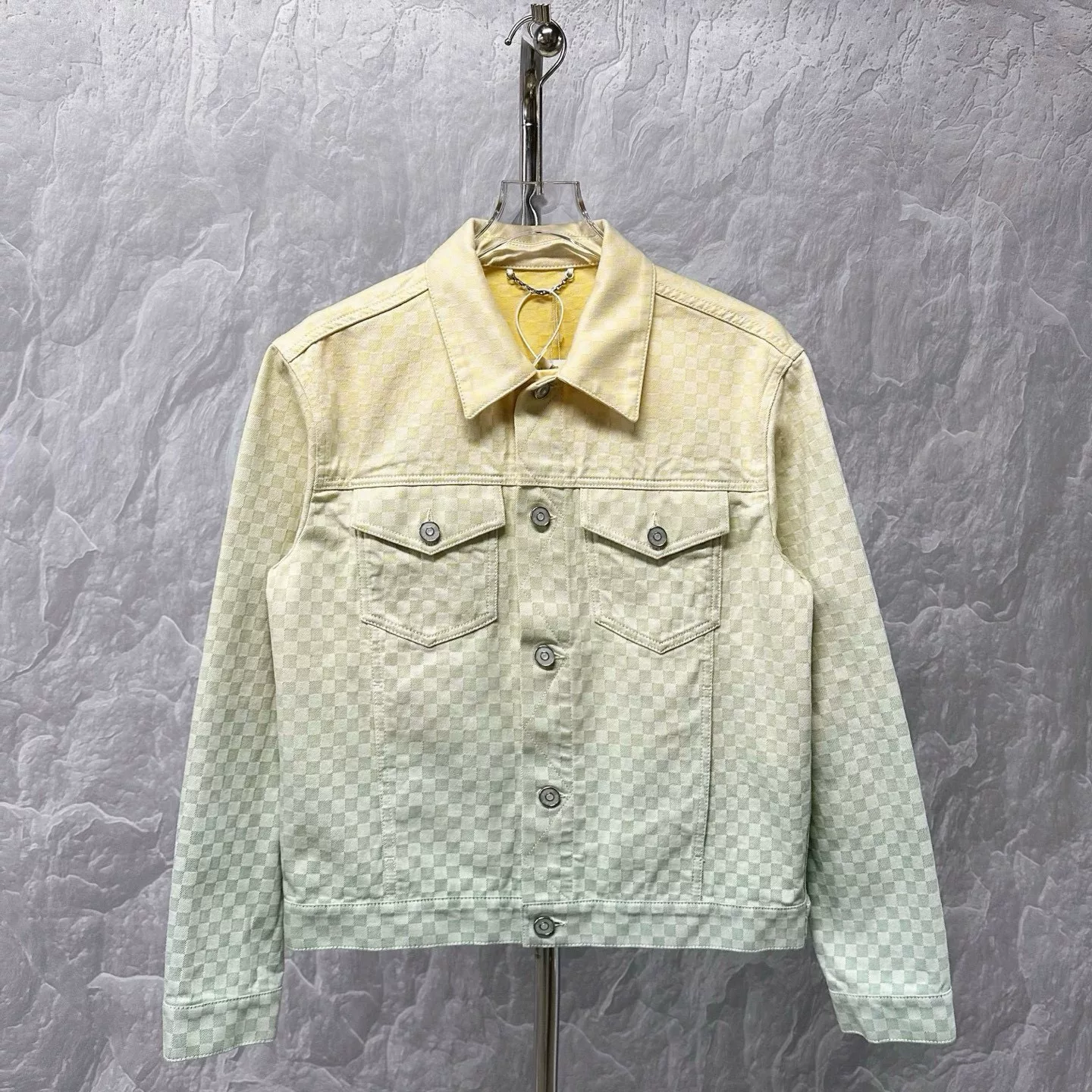 Louis Vuitton FW25 Gradient Damier Denim Jacket
