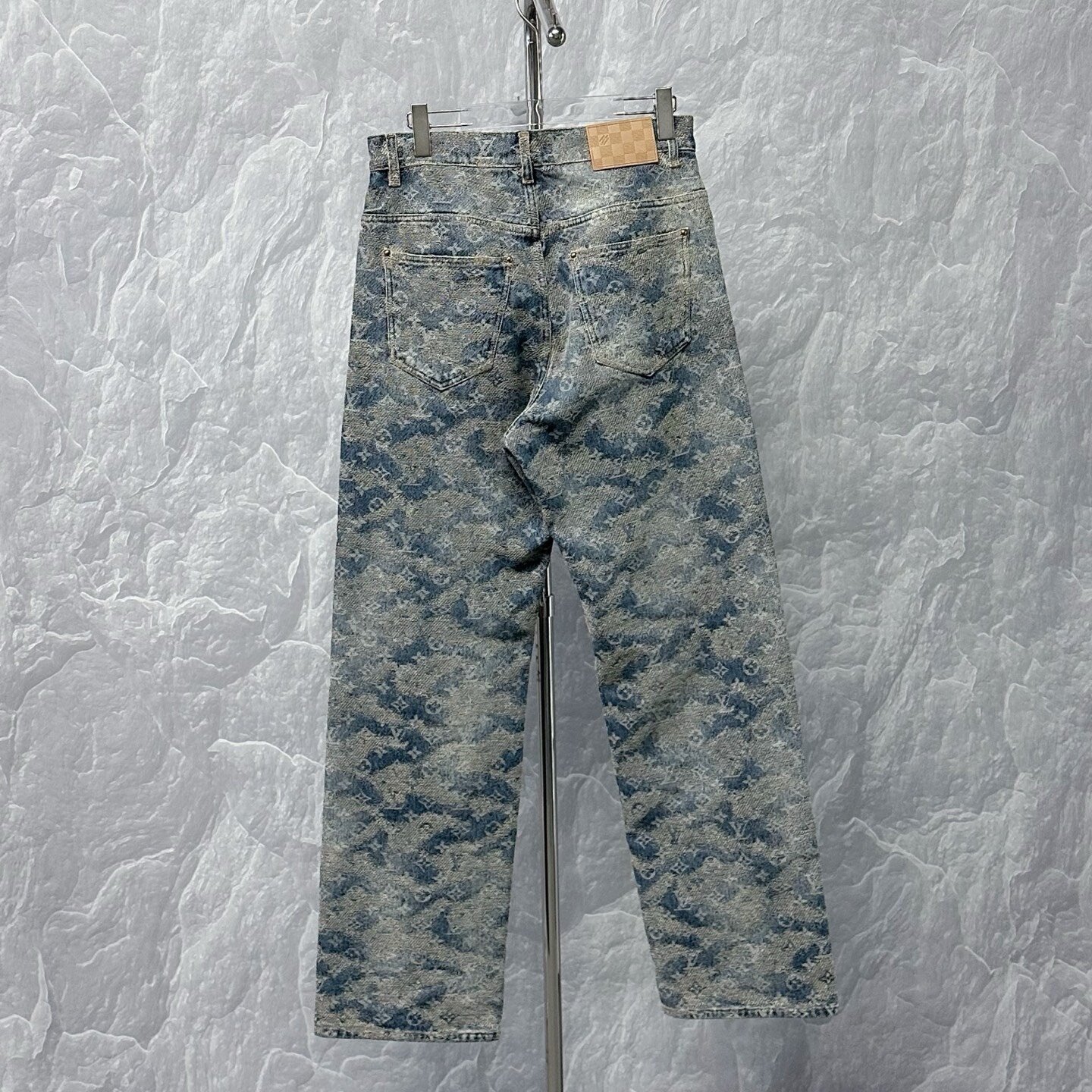 Louis Vuitton SS26 Monogram Skate Denim Pants — back