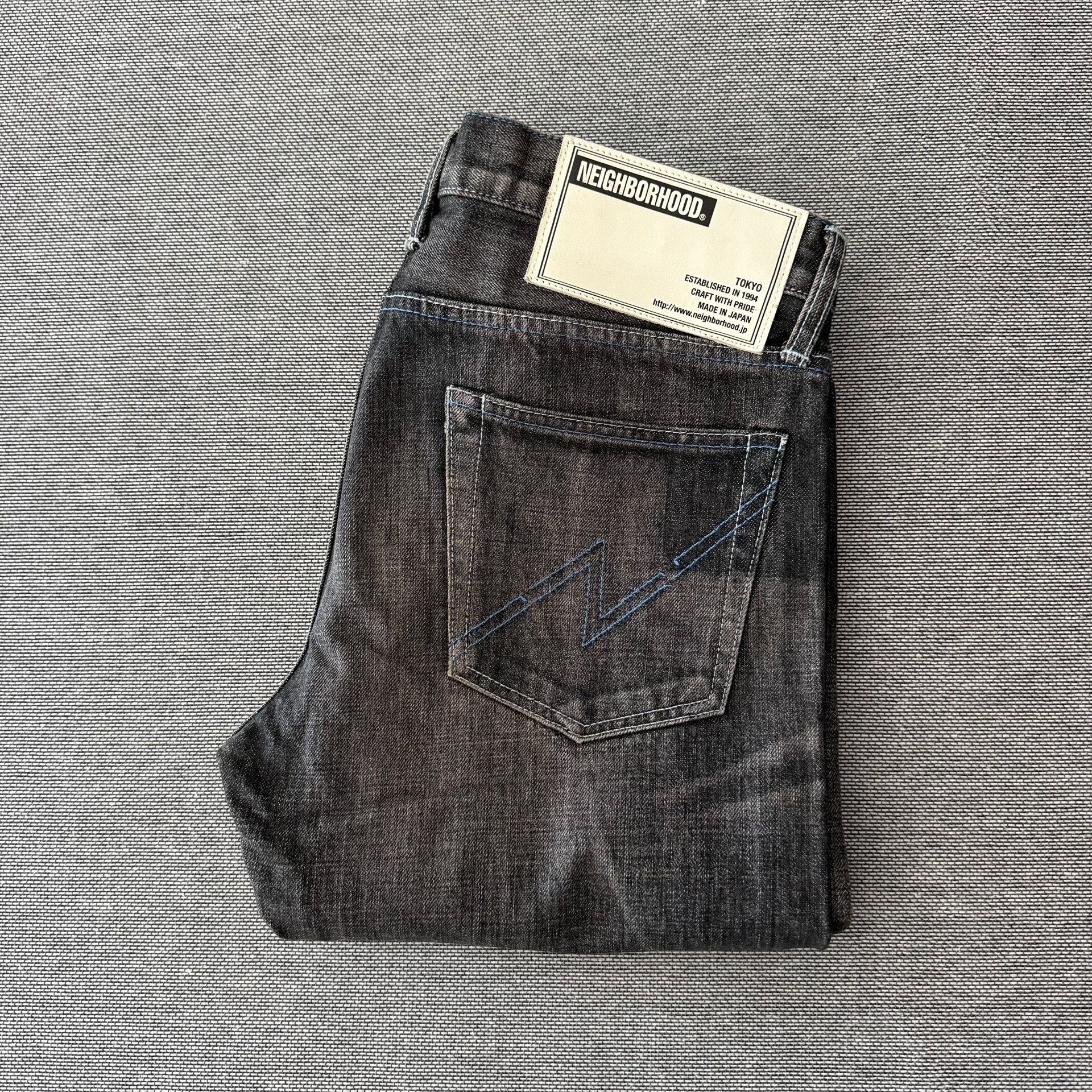 Neighborhood 18ss Basic Washed Jeans