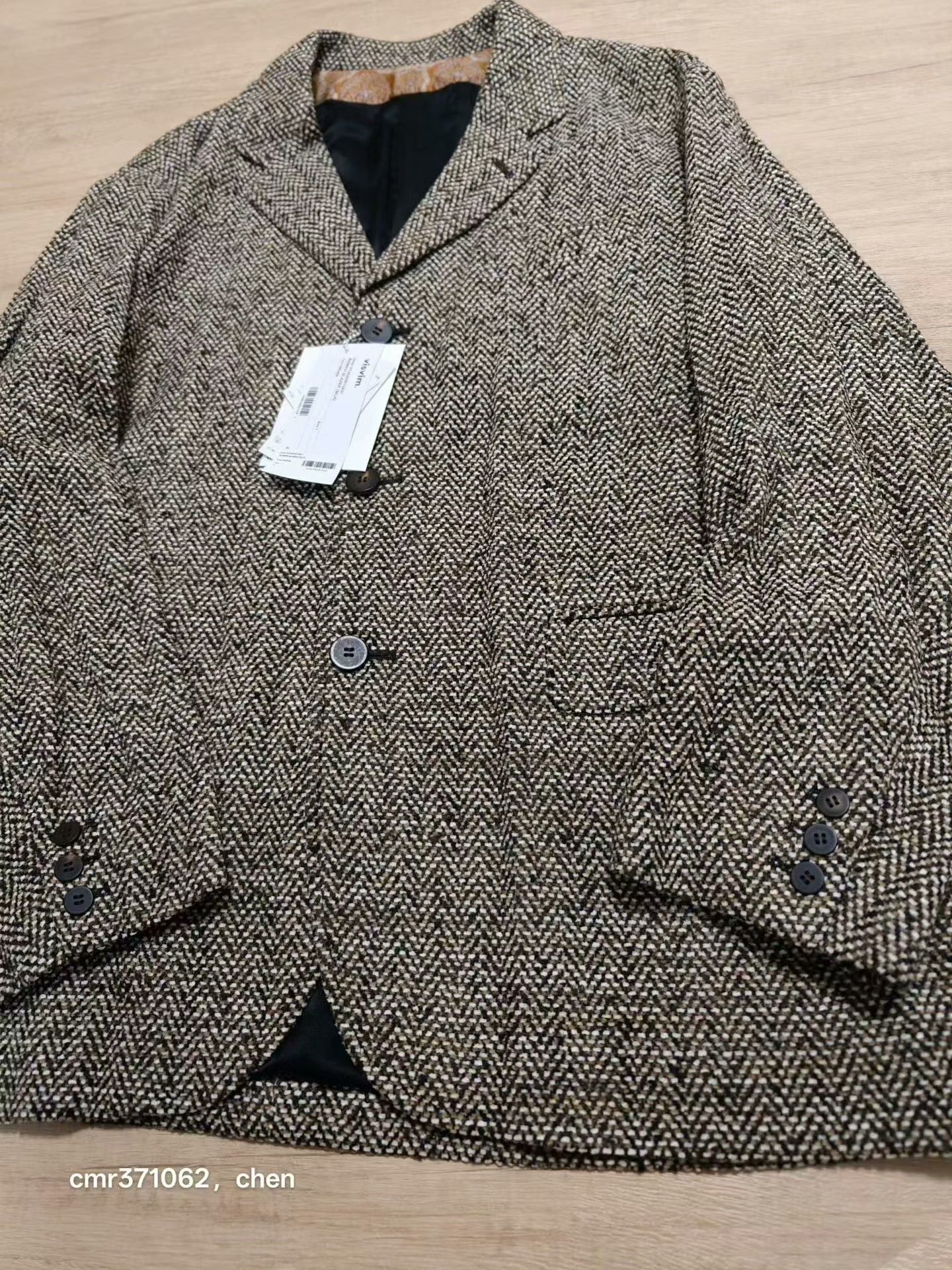 VISVIM 24AW BOWEN BLAZER SILK — back