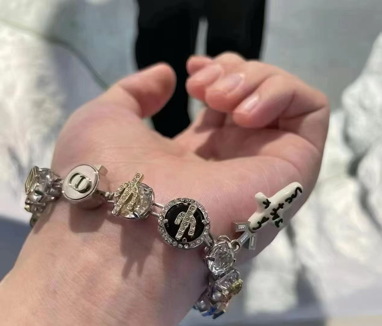 Dior x Travis Scott Collaboration Bracelet — back