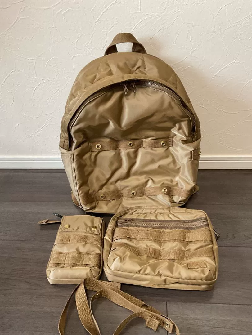 sacai×PORTER 22AW Tactical Backpack — front