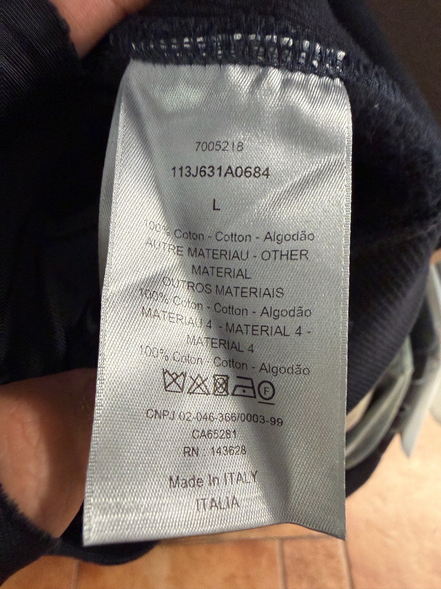 Dior Black All-Over Logo Hoodie — back