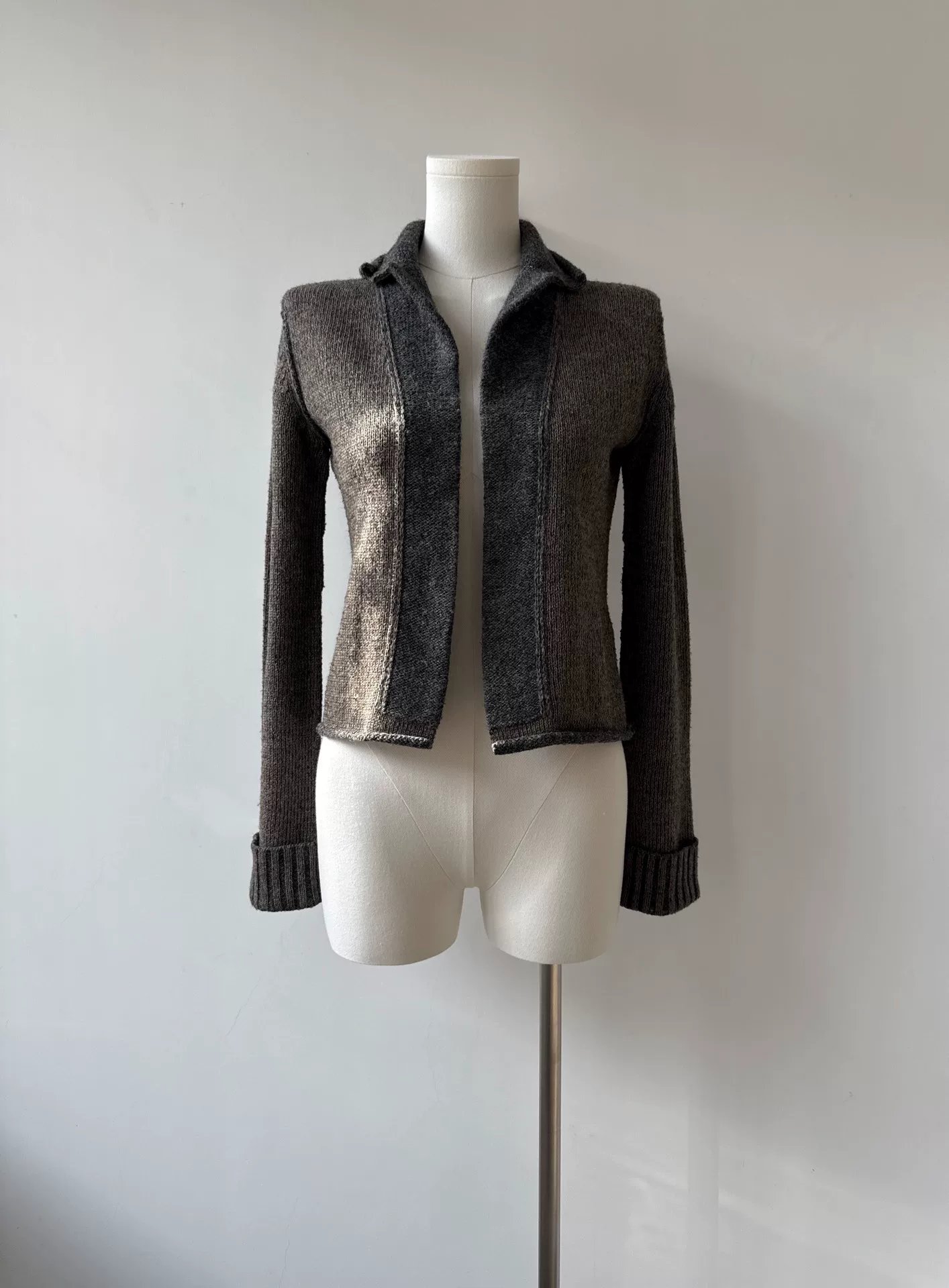 Yohji Yamamoto Y's Wool Cardigan — detail