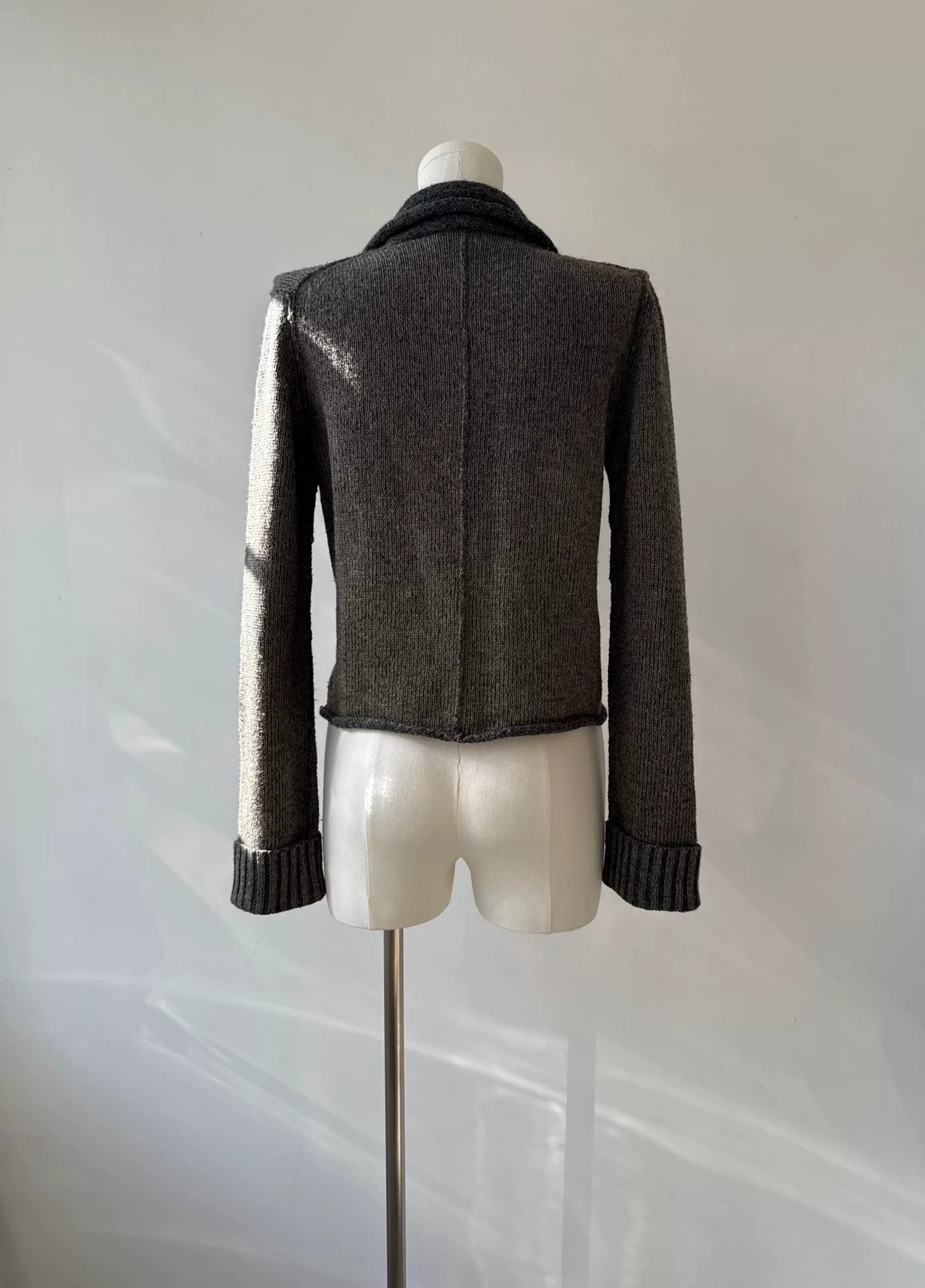 Yohji Yamamoto Y's Wool Cardigan — label