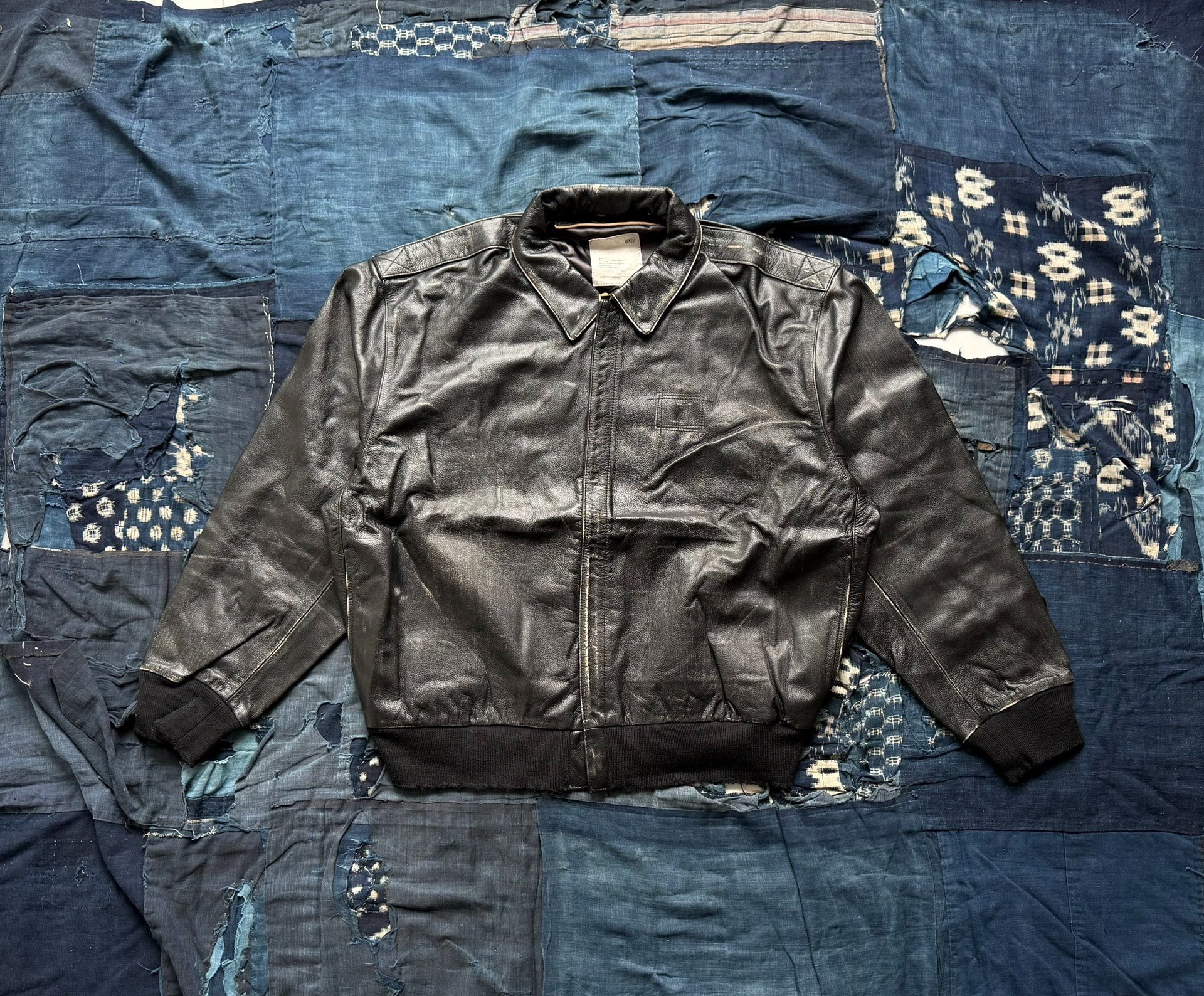 MADNESS Leather A2 Aviator Jacket