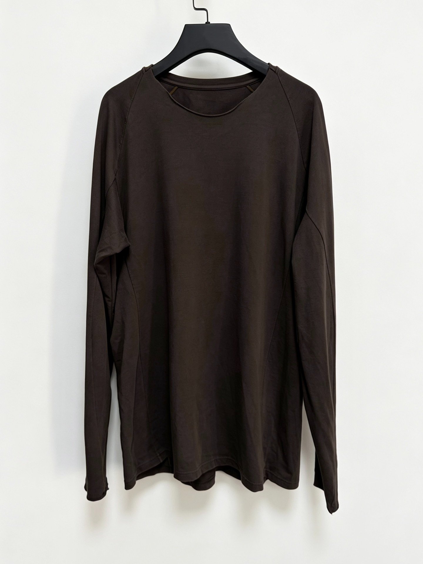 DEVOA Deconstructed Cotton Long-Sleeve Top