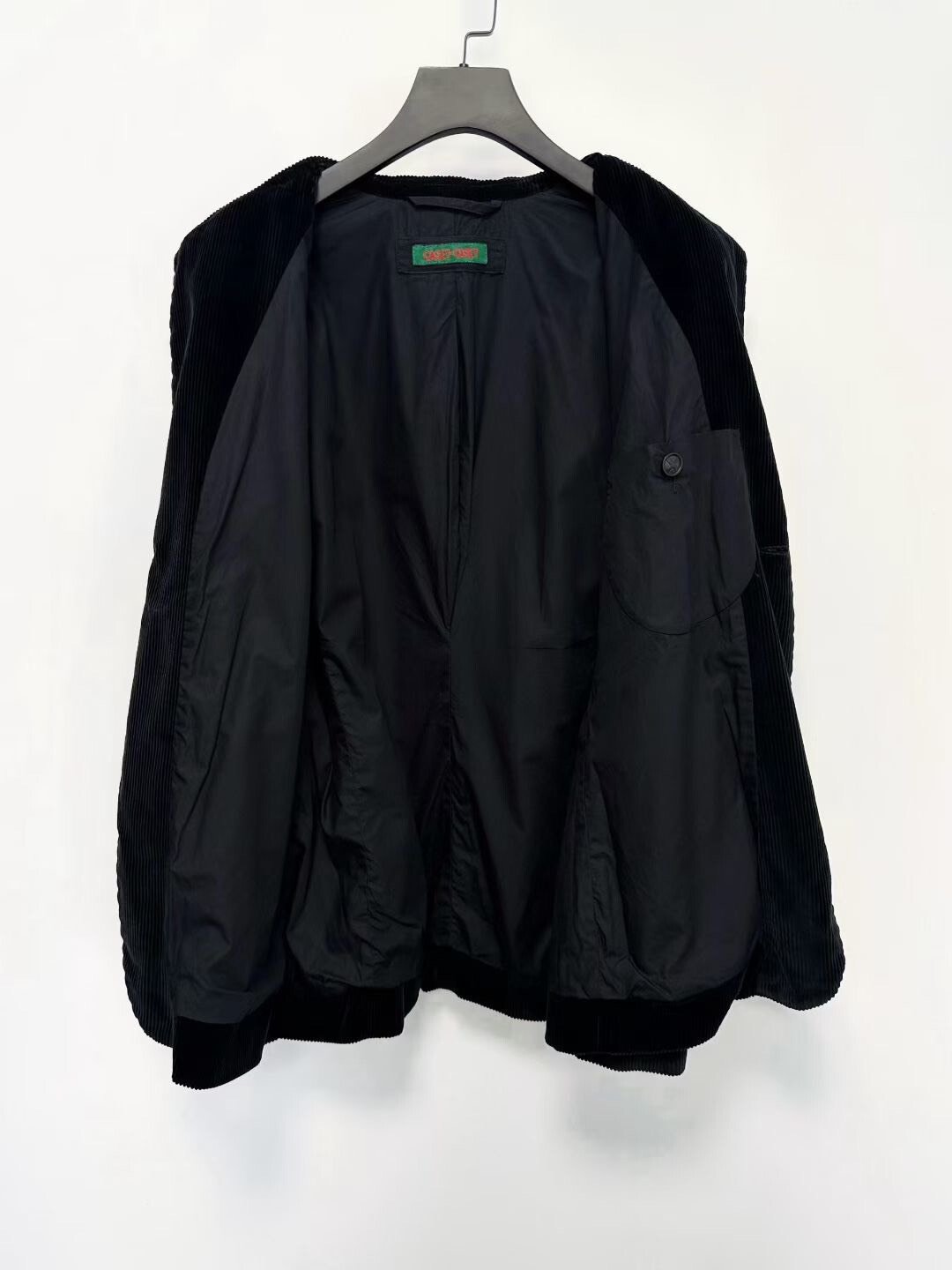 Casey Casey Black Corduroy Blazer — back