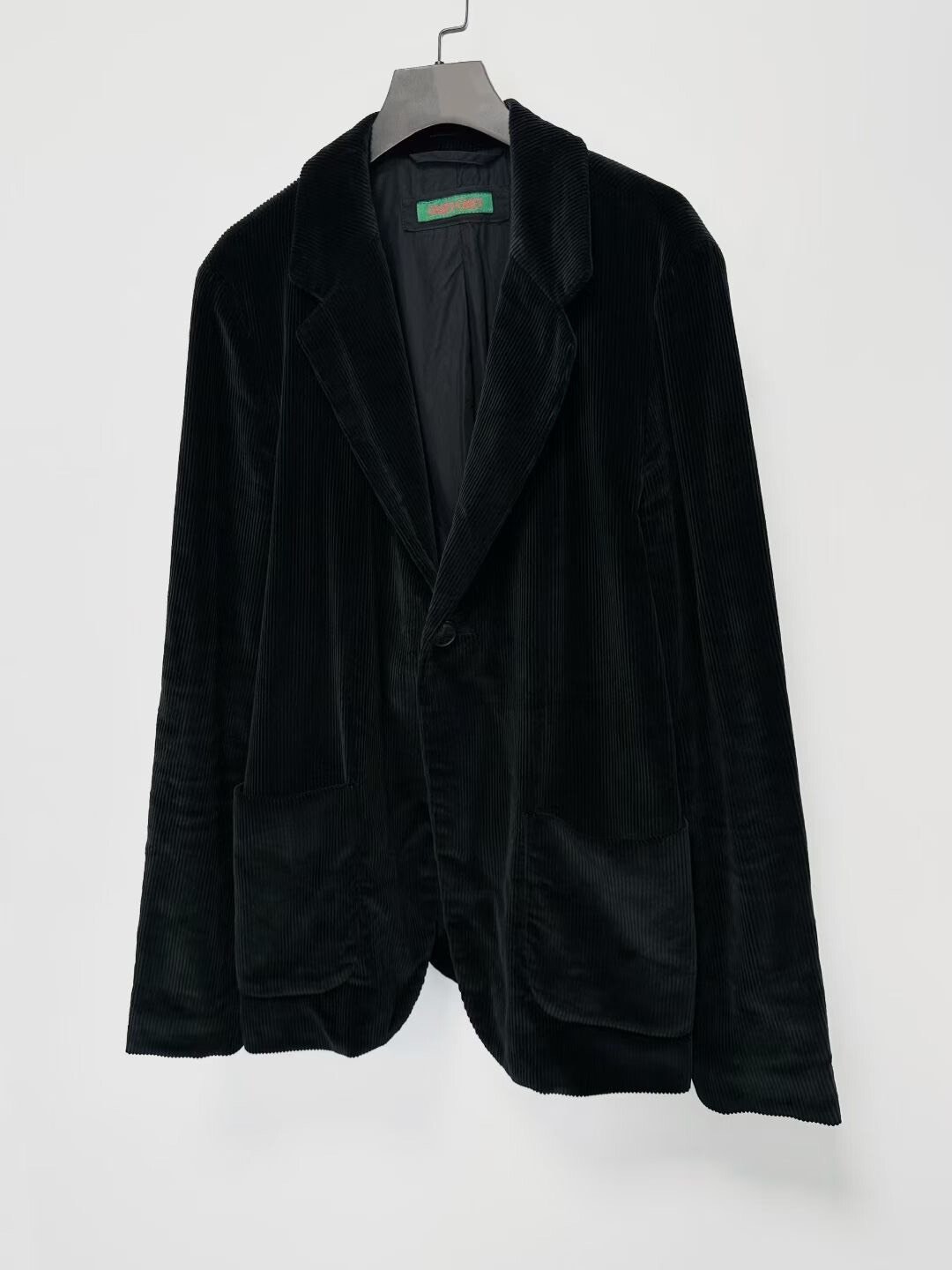 Casey Casey Black Corduroy Blazer — detail