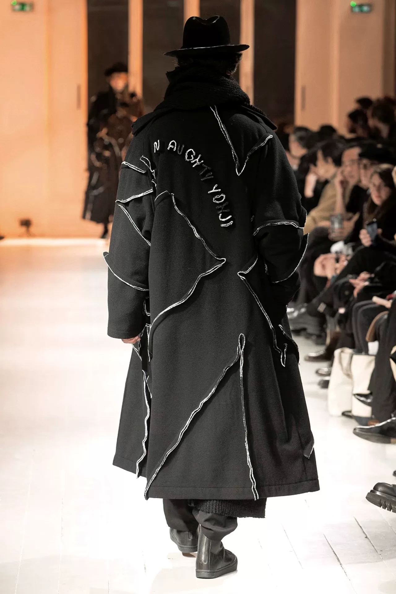 Yohji Yamamoto 20AW Paint Coat — back