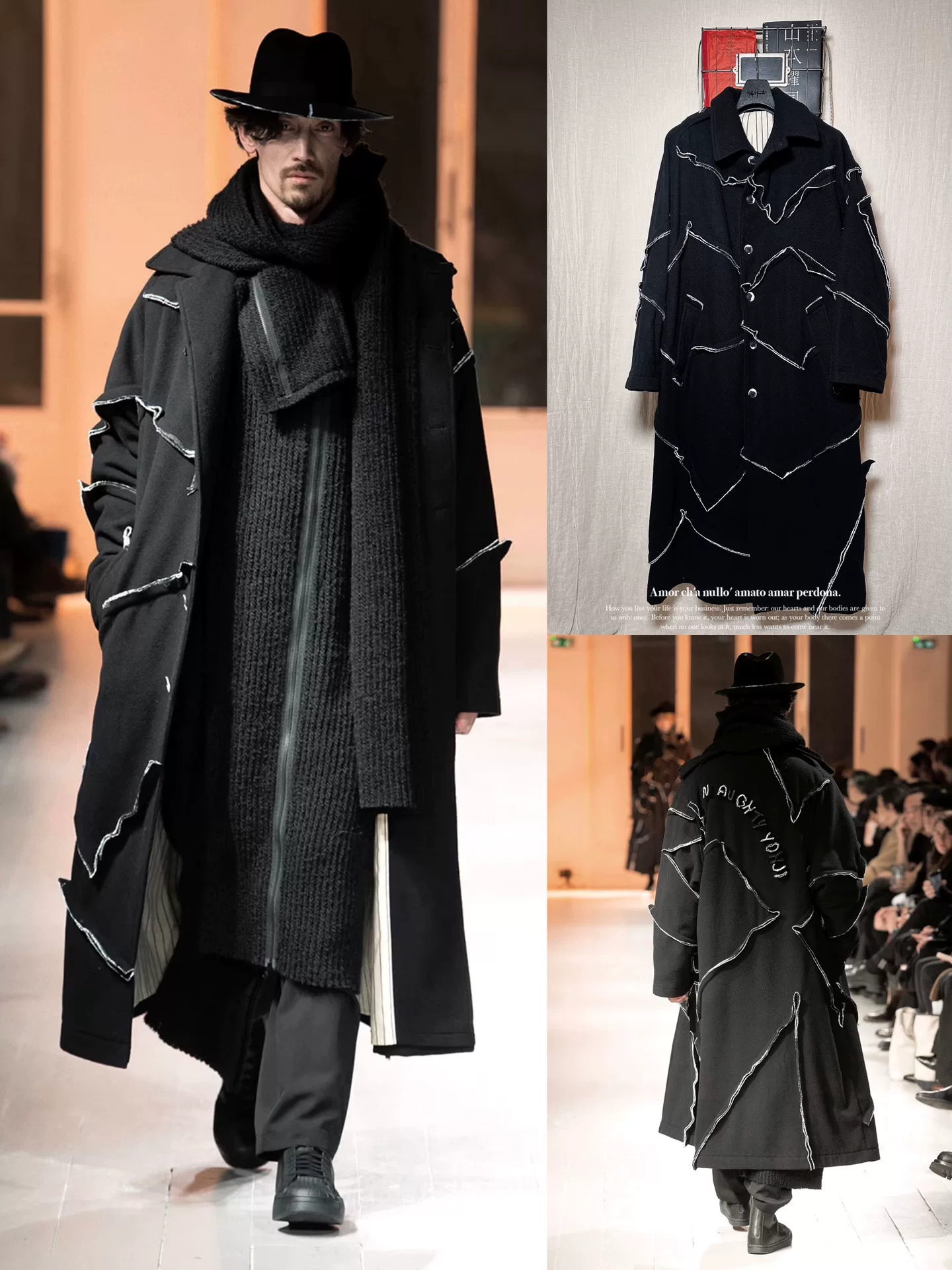 Yohji Yamamoto 20AW Paint Coat