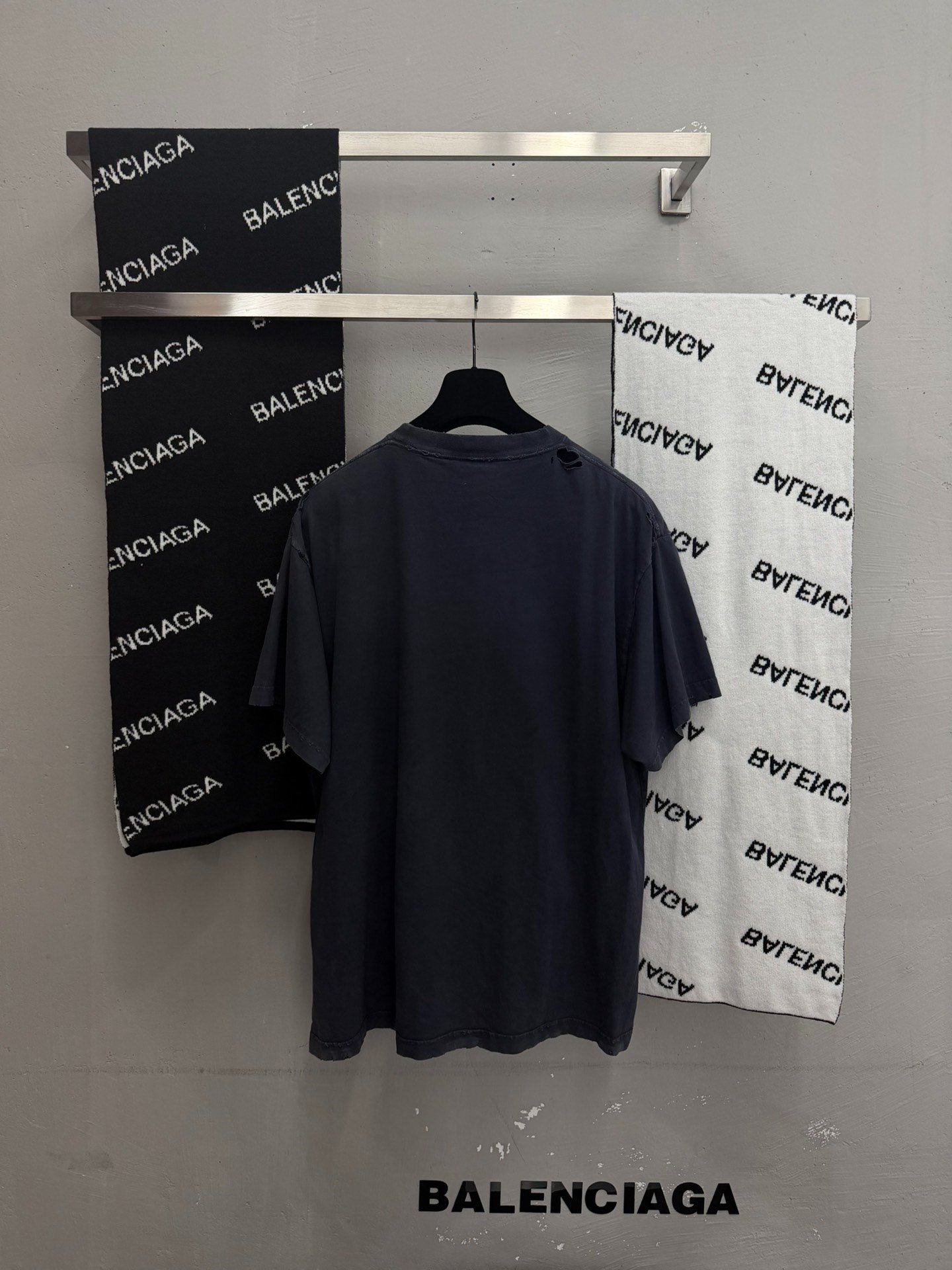 Balenciaga FASHION DESIGNER Glitter T-Shirt — front