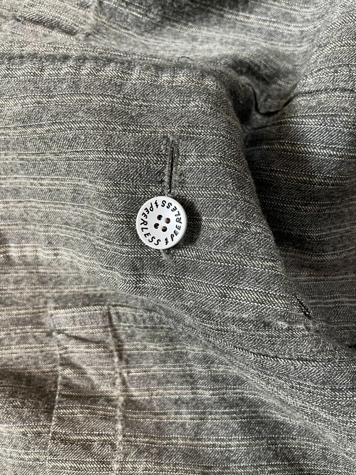 VISVIM ICT GREASE MONKEY Trench Coat — label