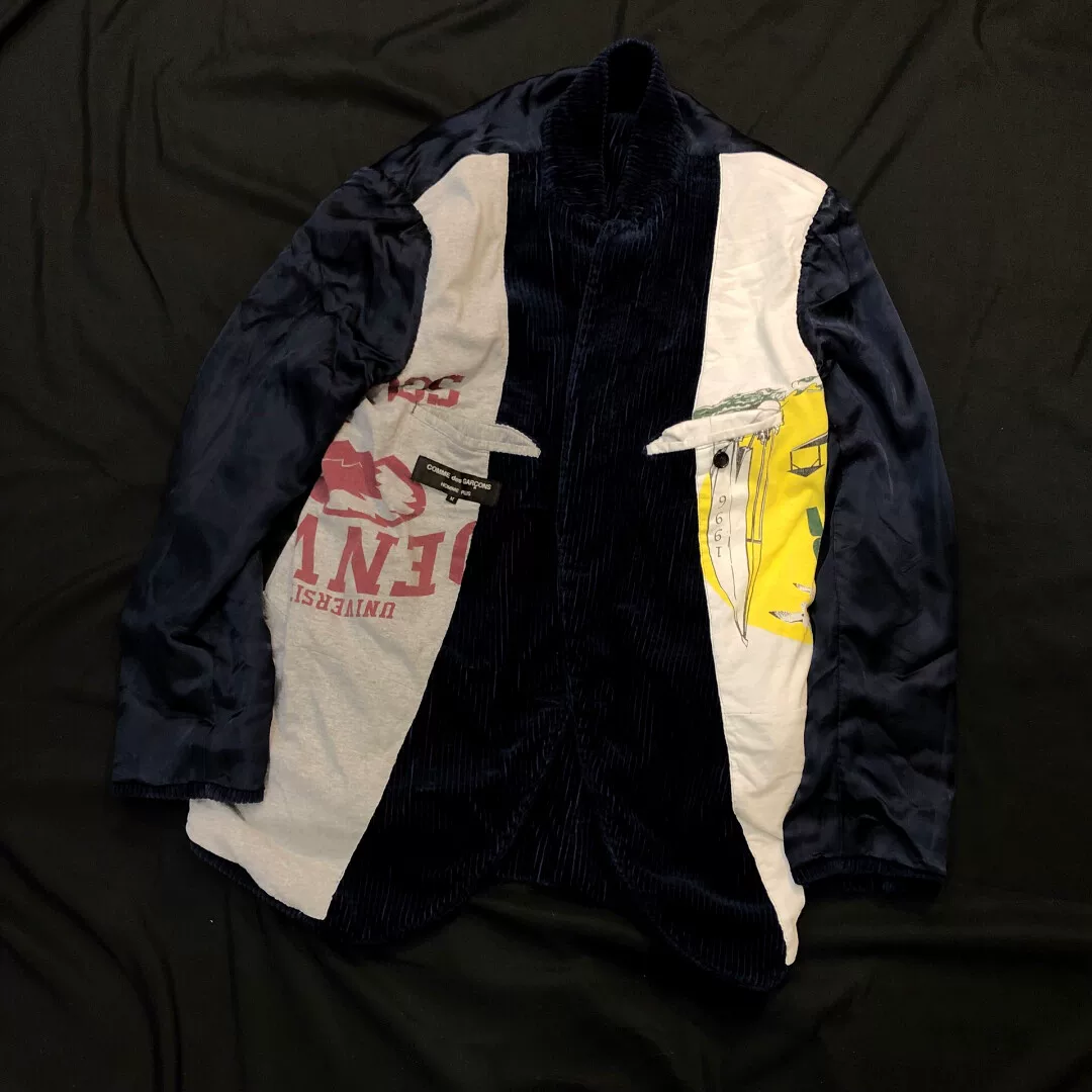 Comme des Garçons 11AW Double-Face Coat — detail