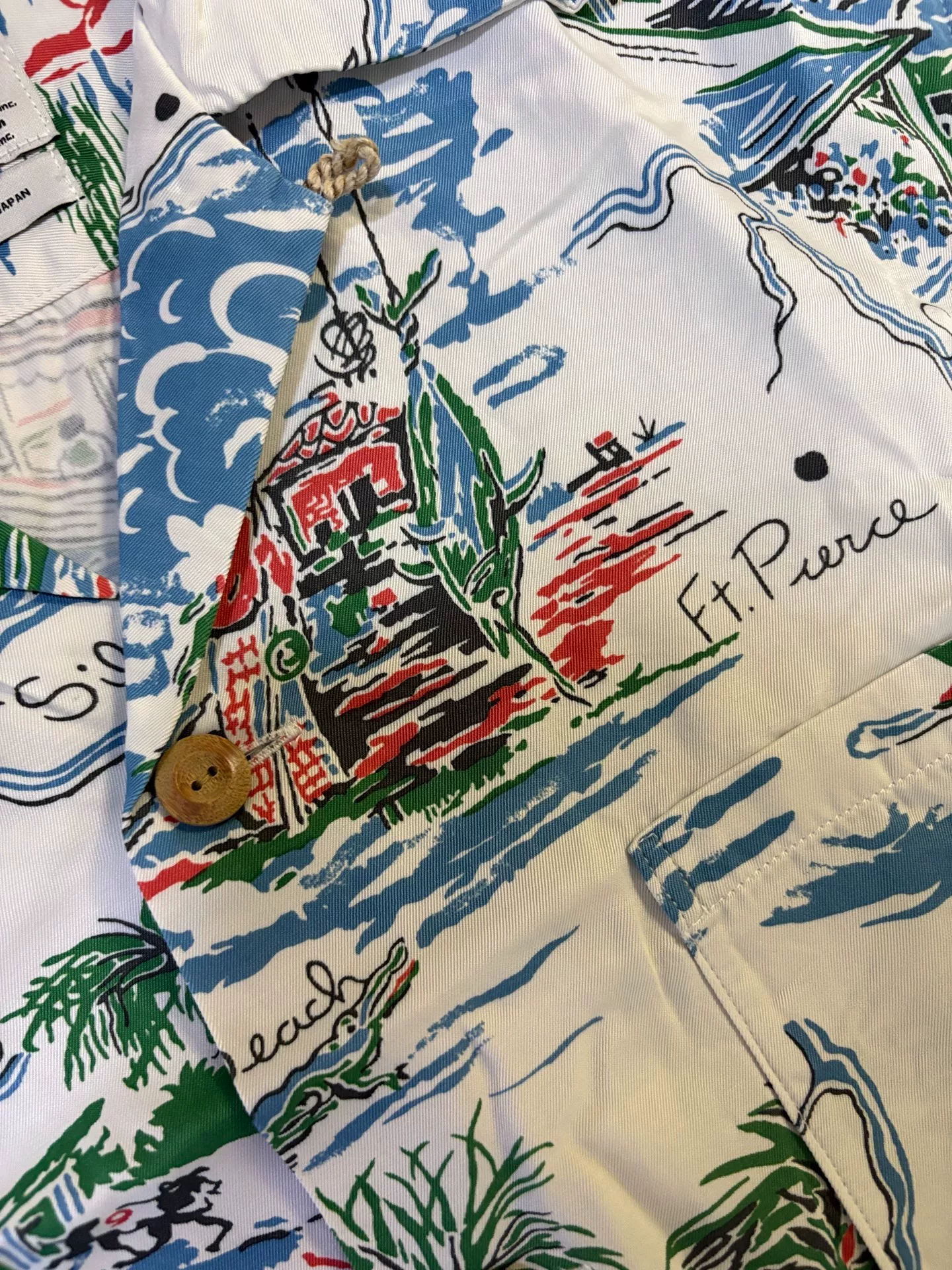 VISVIM DUKE SHIRT SUNSHINE — back