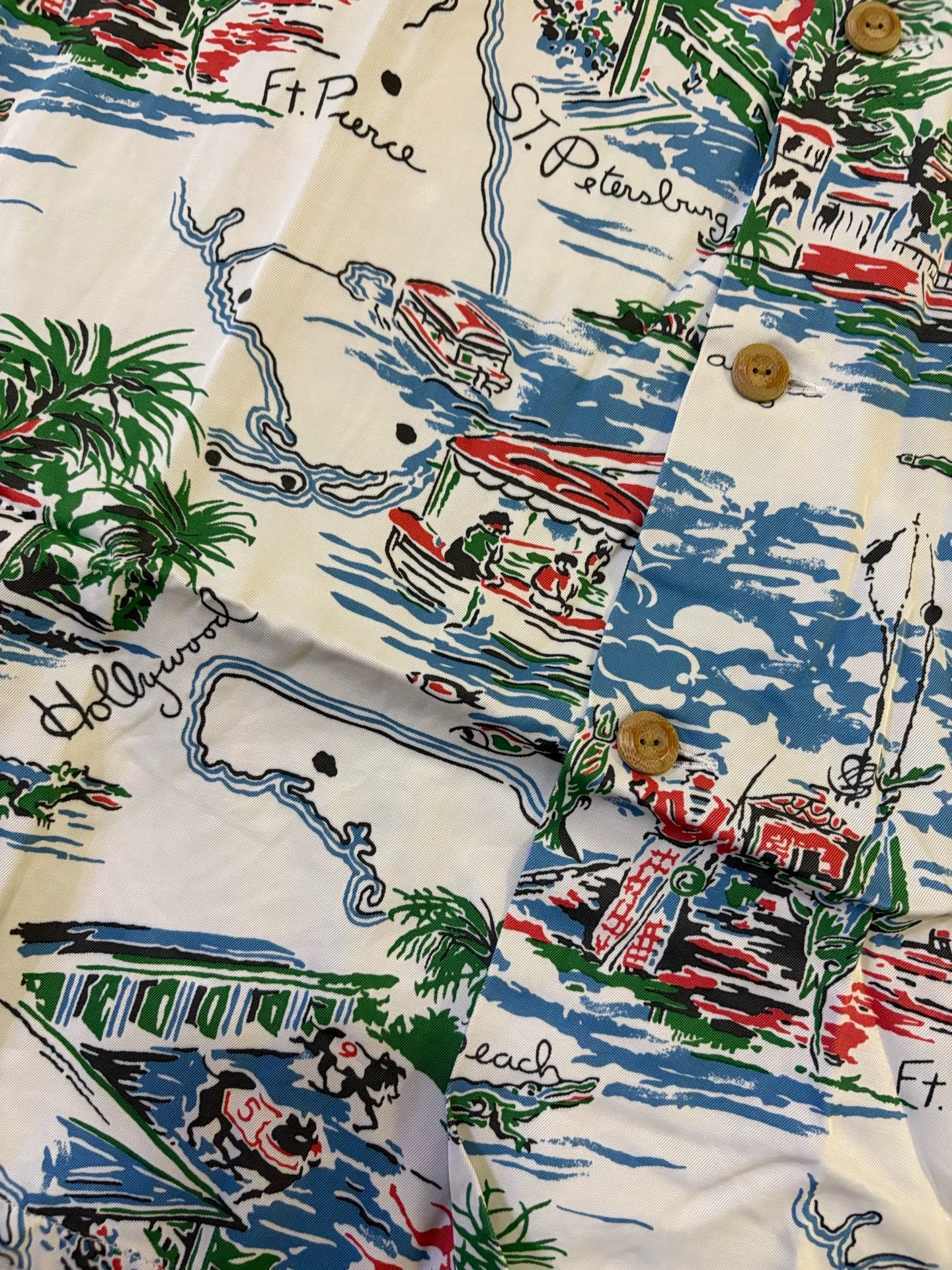 VISVIM DUKE SHIRT SUNSHINE — label