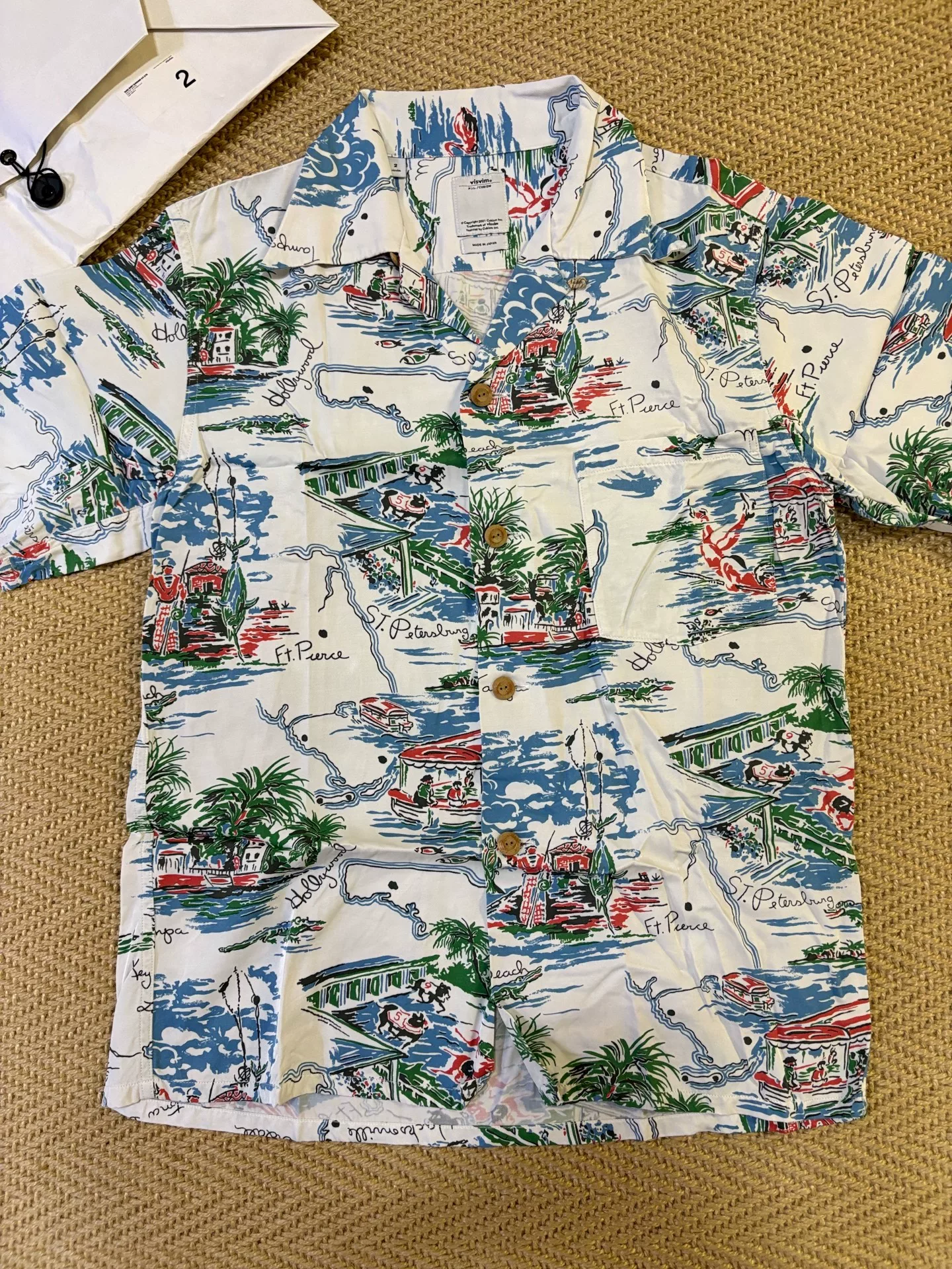 VISVIM DUKE SHIRT SUNSHINE