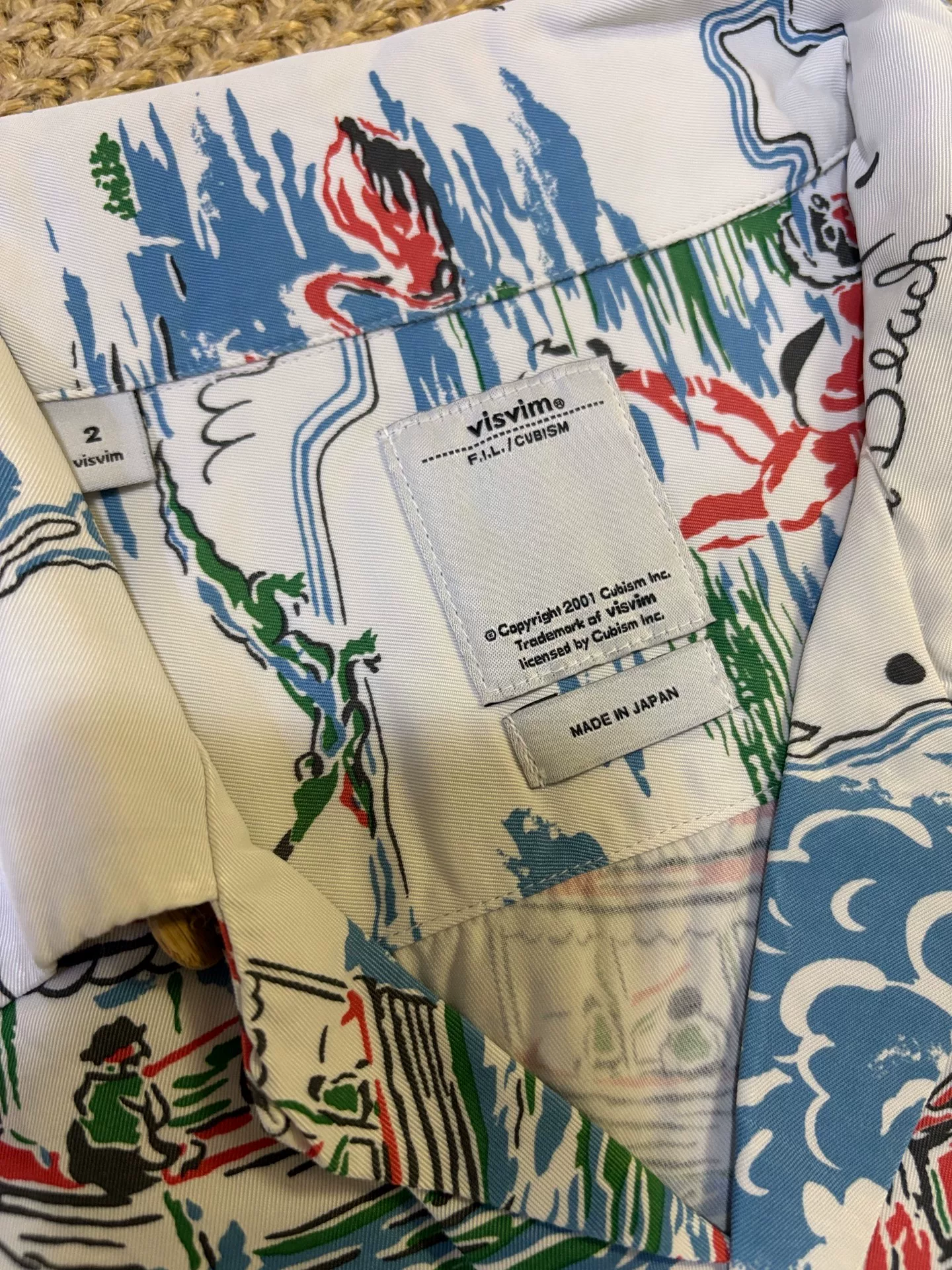 VISVIM DUKE SHIRT SUNSHINE — detail