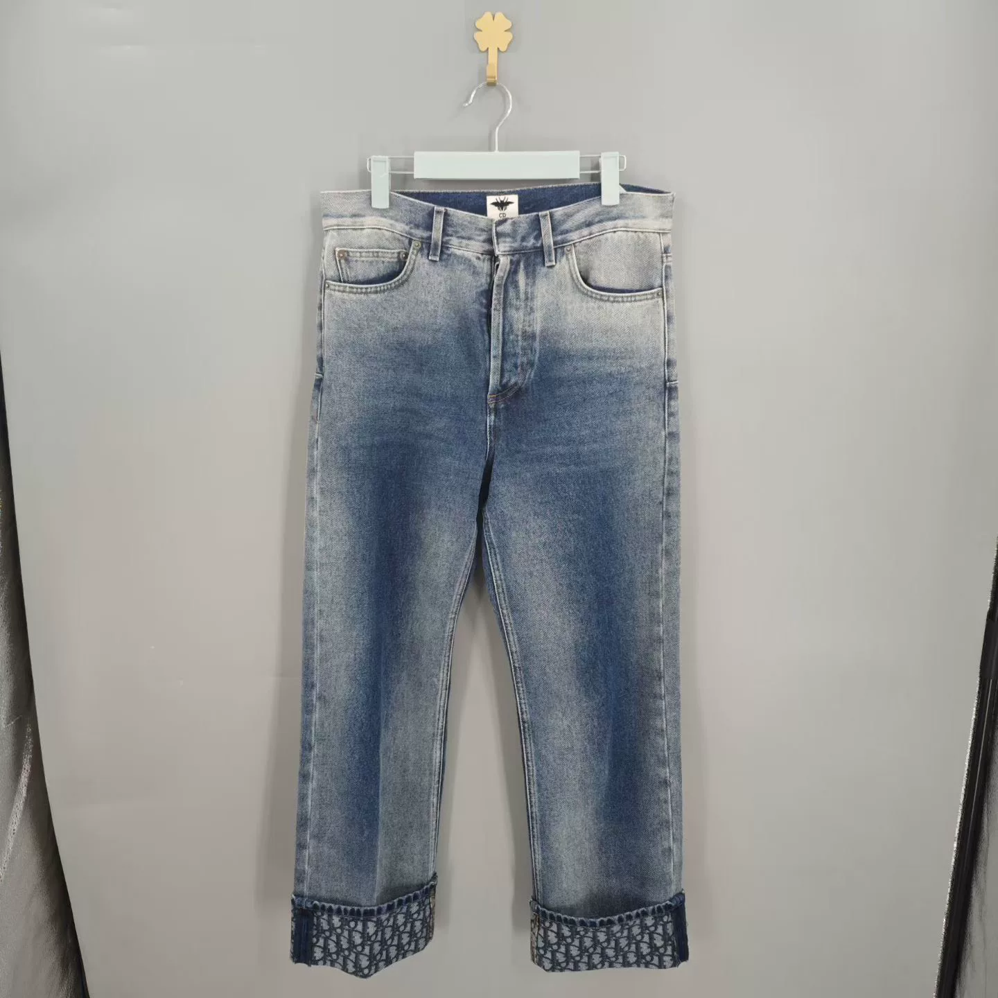 Dior Qixi Collection Gradient Wash Jeans