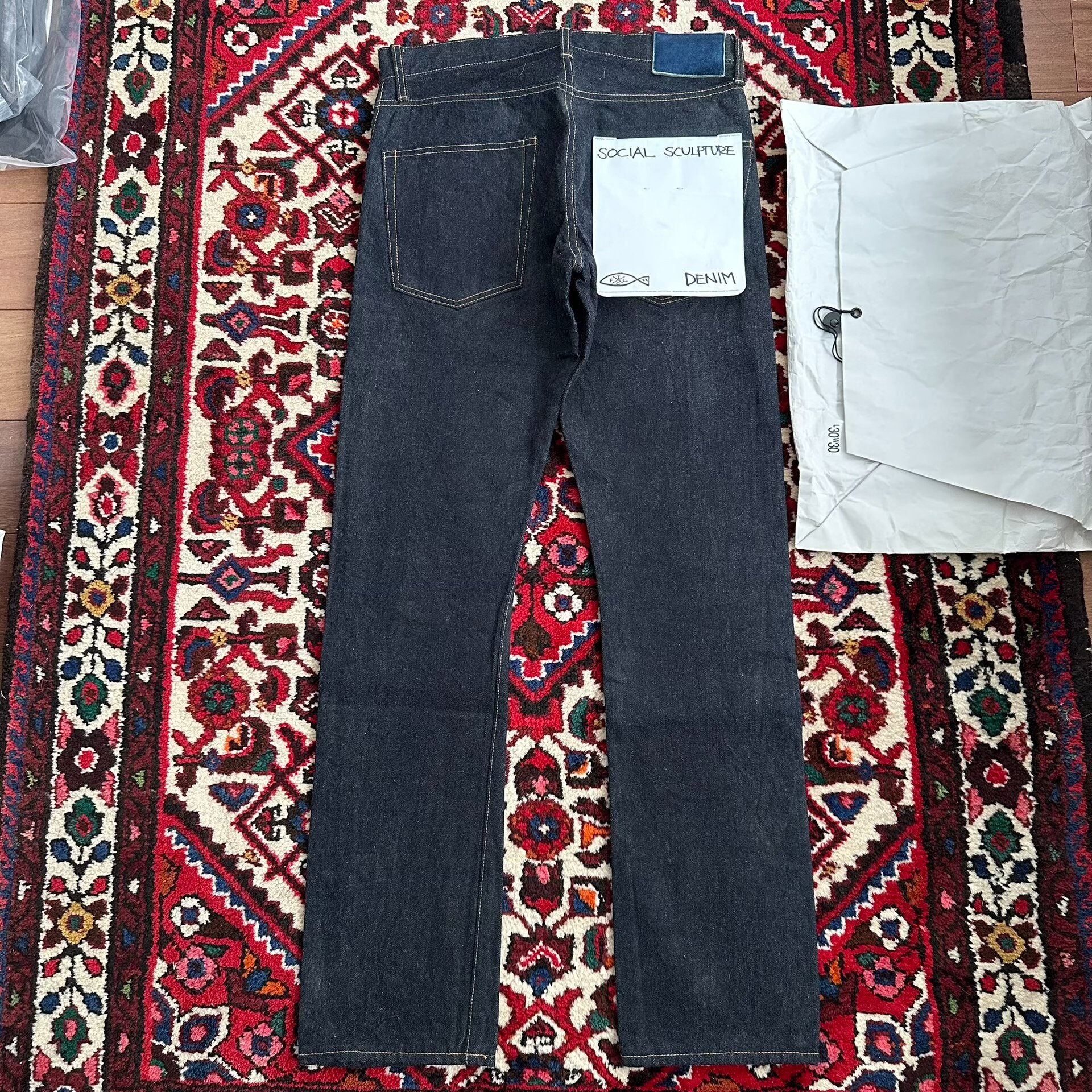 visvim 22AW 01.2MUD Mud-Dyed Jeans — front