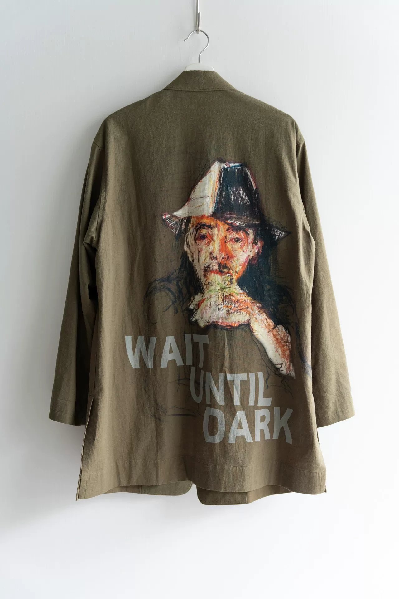 Yohji Yamamoto 17SS Portrait Hand-painted Suit