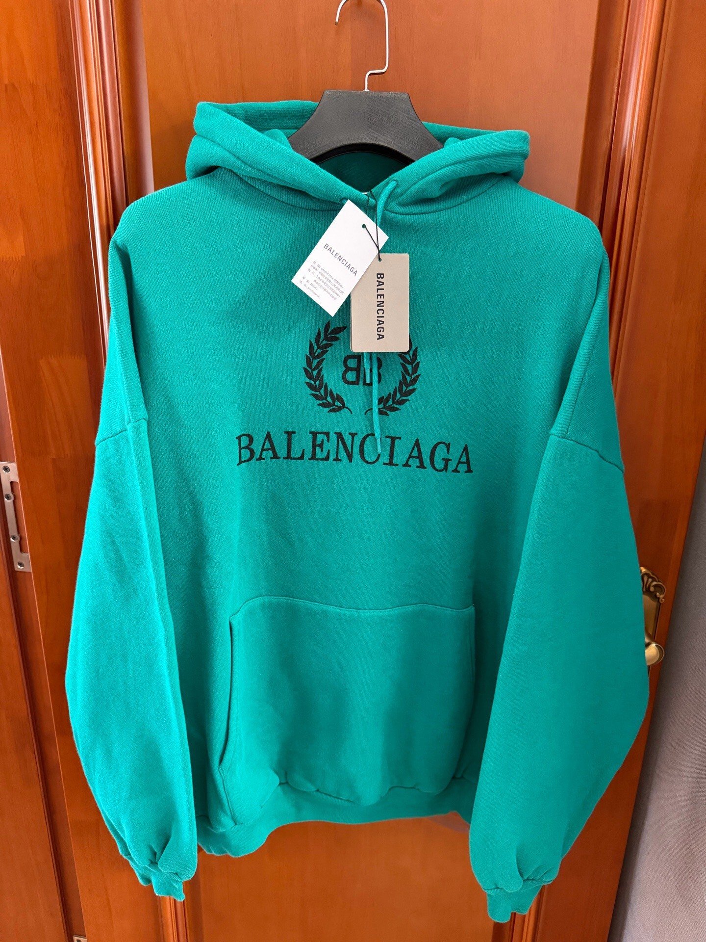 Balenciaga Wheat Logo Hoodie