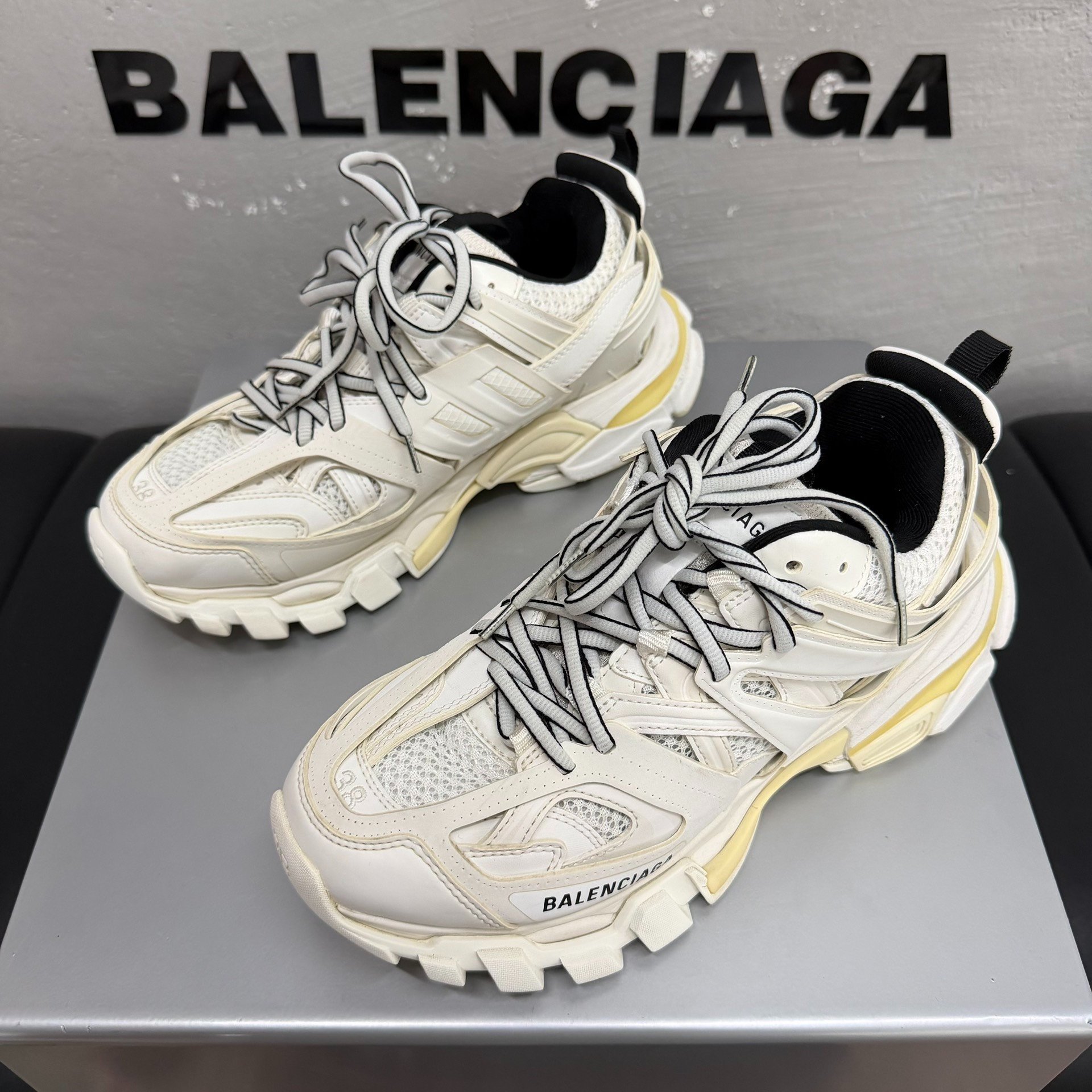 Balenciaga Track White Dad Shoes