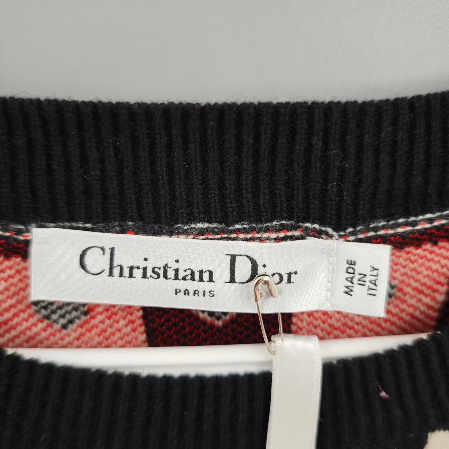 Dior Qixi Limited Cashmere Sweater — back