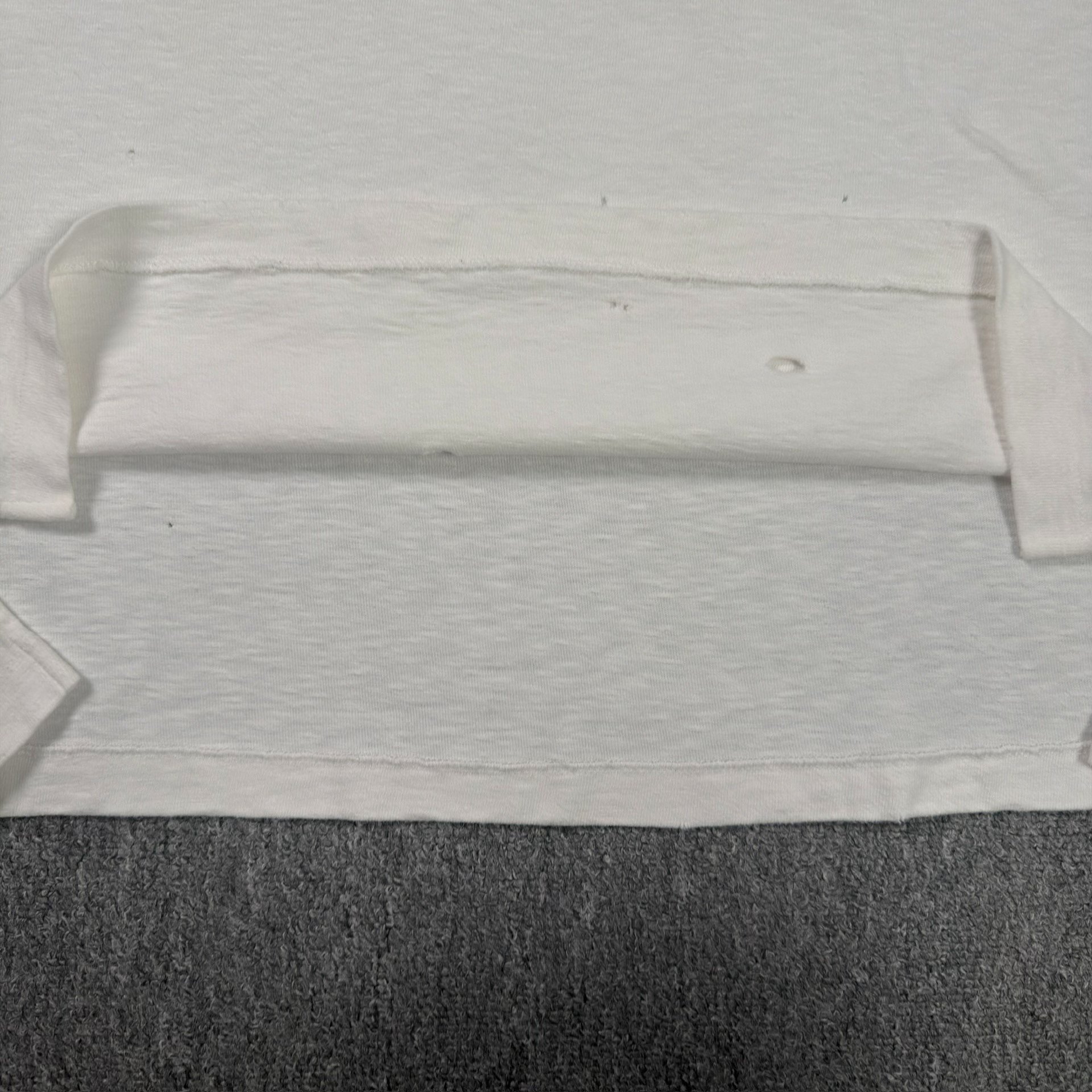 Dior White Distressed Short-Sleeve T-Shirt — label