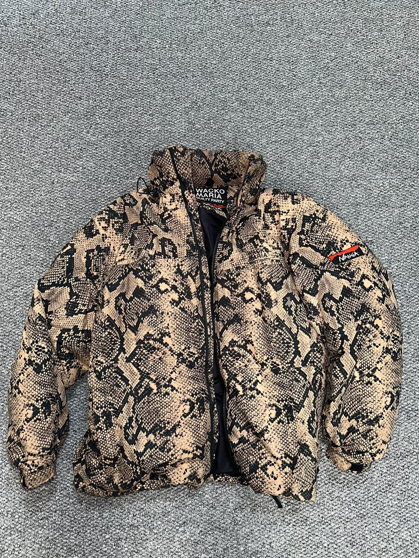 Wacko Maria Nanga Snake Print Down Jacket