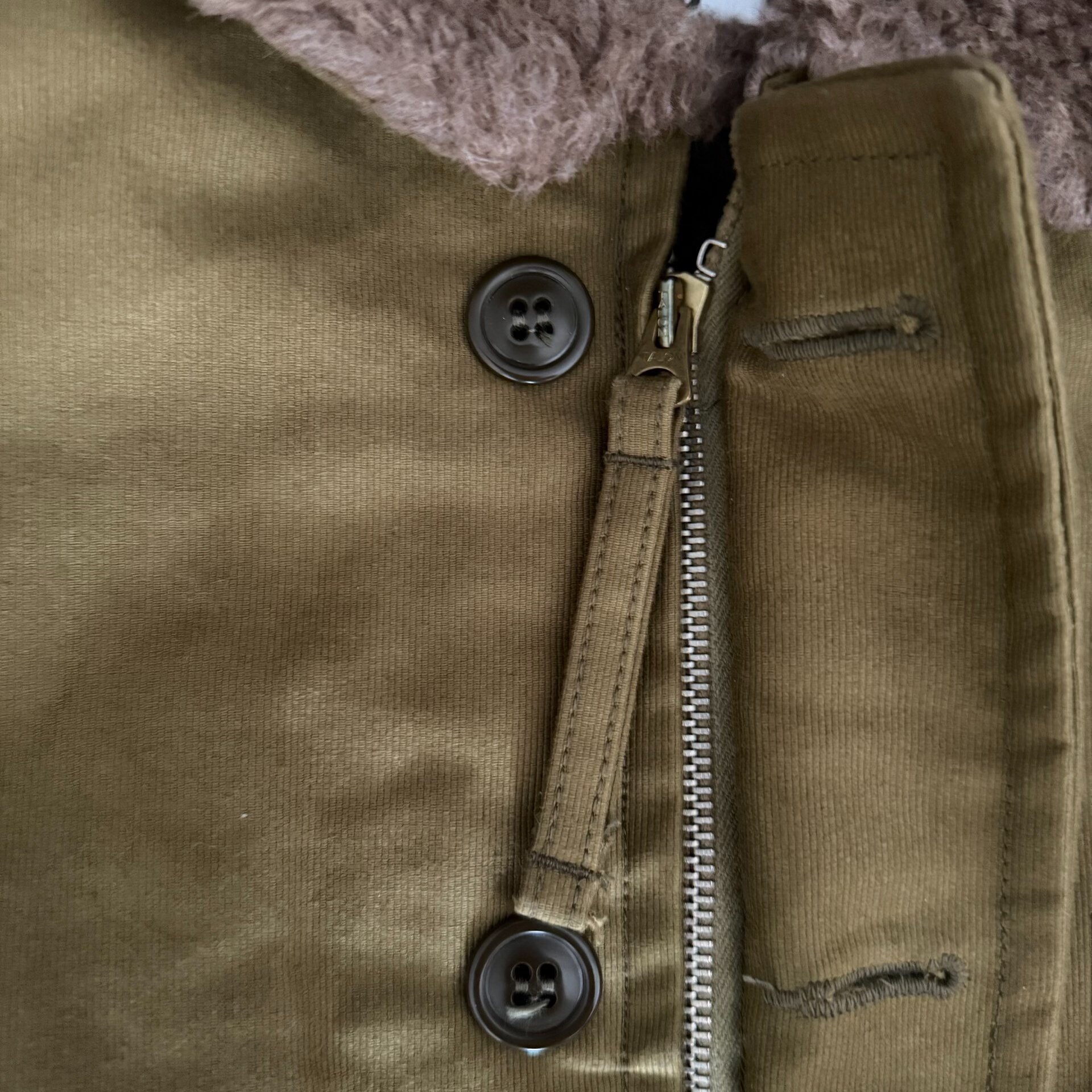 Toys Mccoy N1 USN Canvas Jacket — label