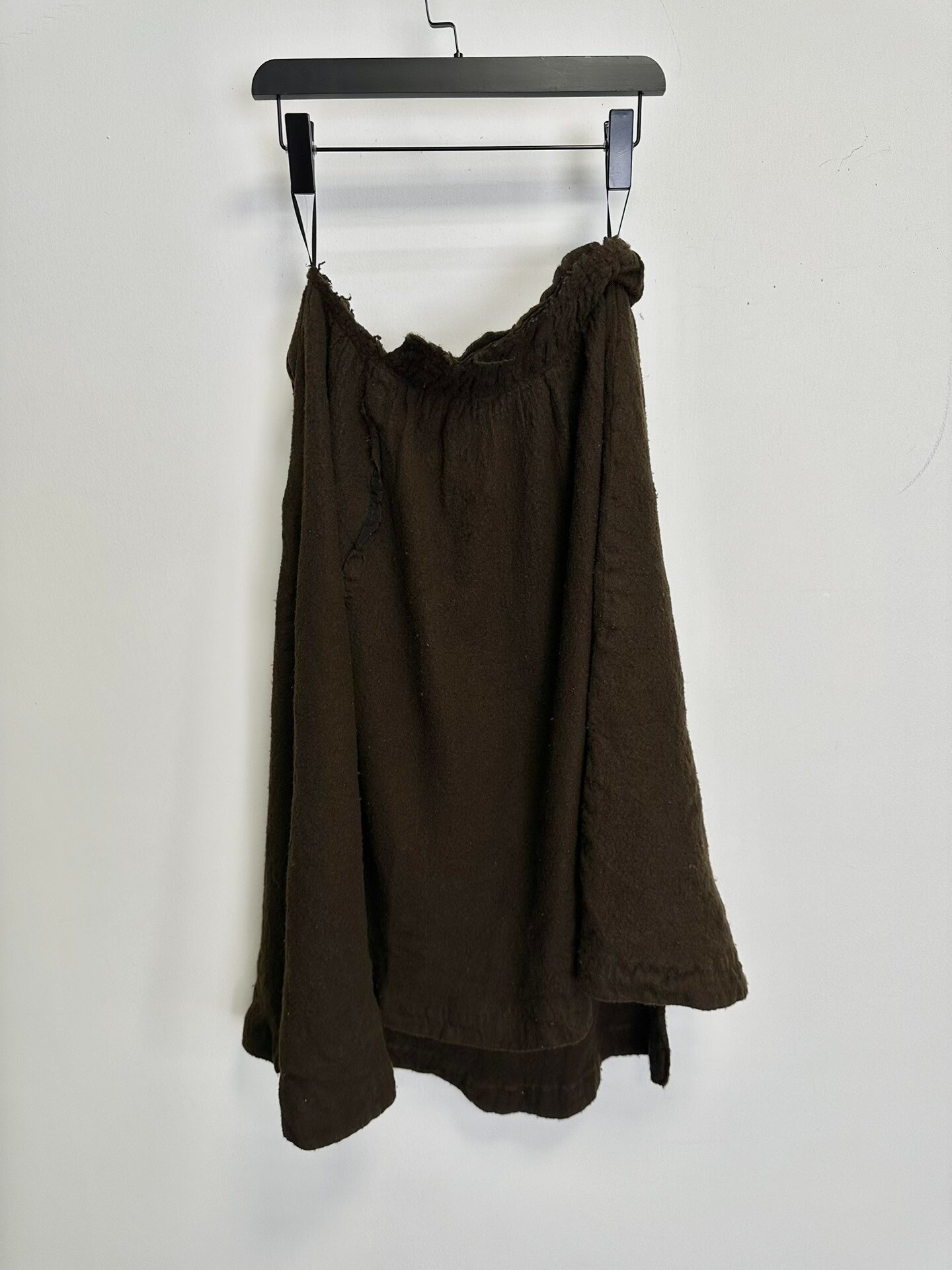 Comme des Garçons 2007AW Fleece Ripped Skirt