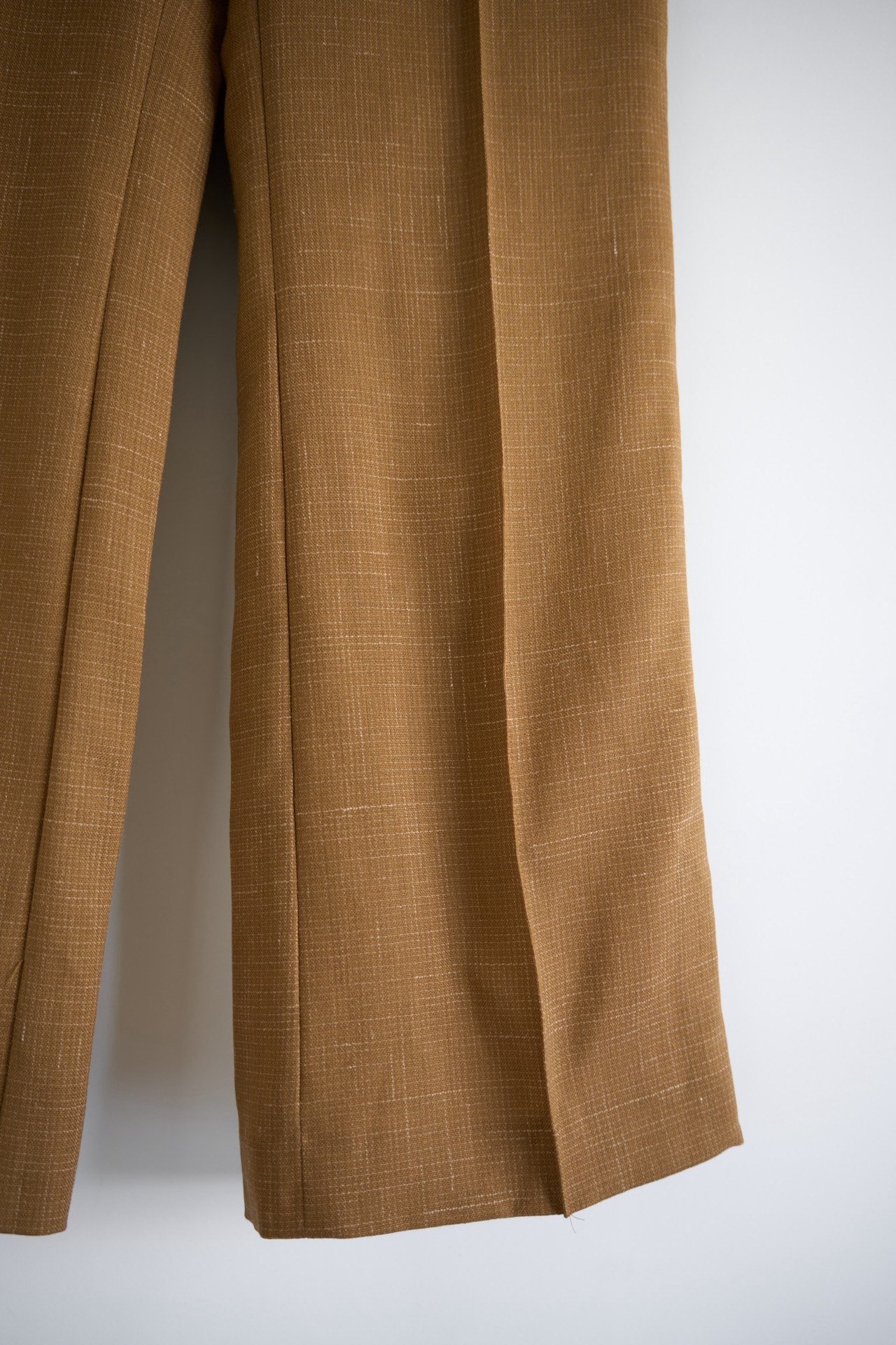 Auralee 20SS Slub Wool Wide-Leg Trousers — detail