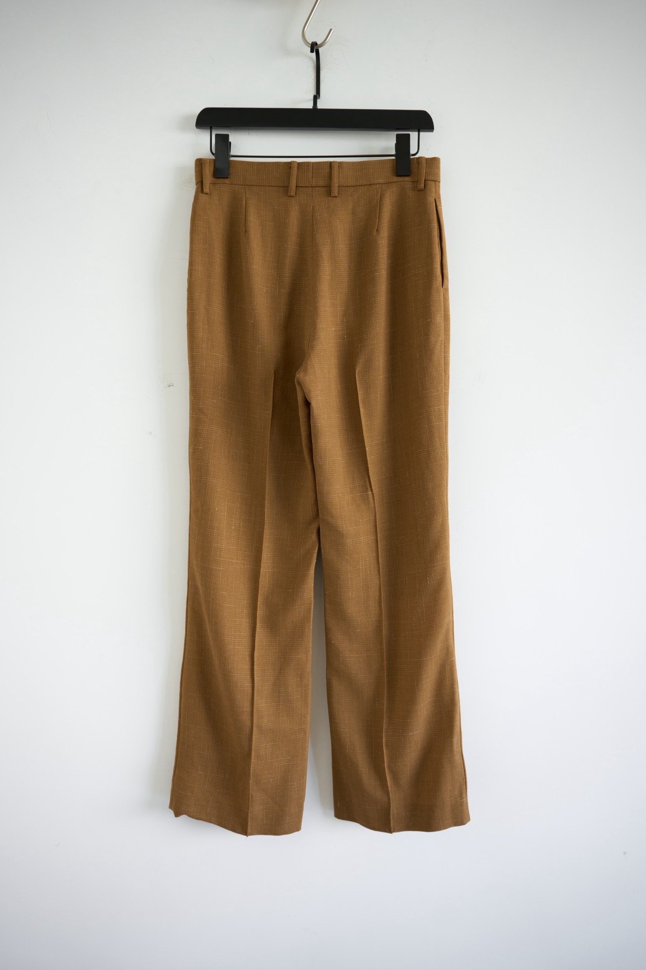 Auralee 20SS Slub Wool Wide-Leg Trousers — front