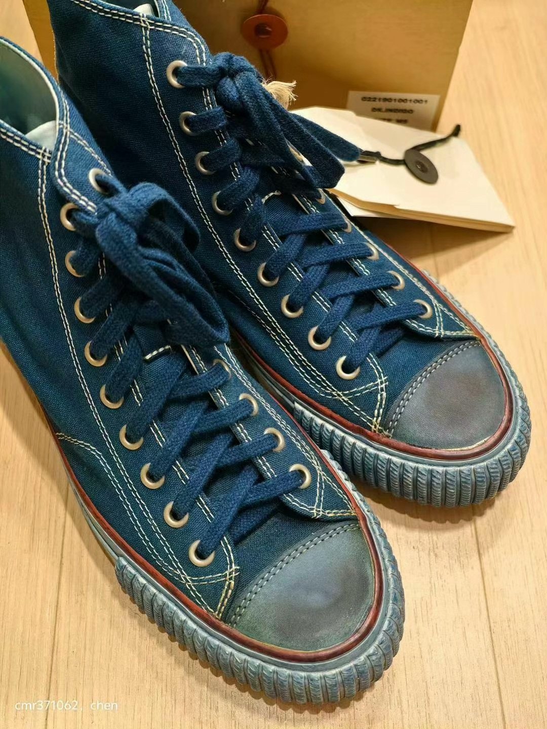VISVIM 22 ICT SKAGWAY HI CANVAS — label