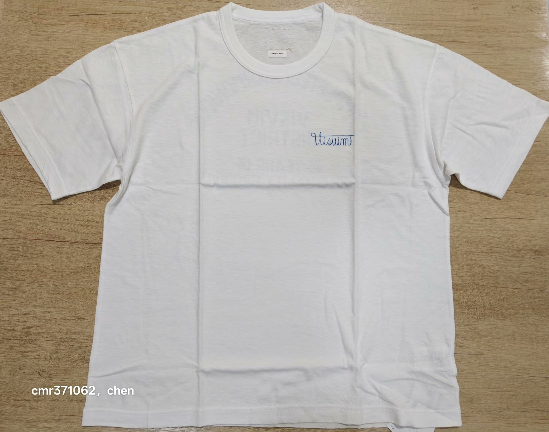 VISVIM 26SS JUMBO TEE S/S DISTRICT — label