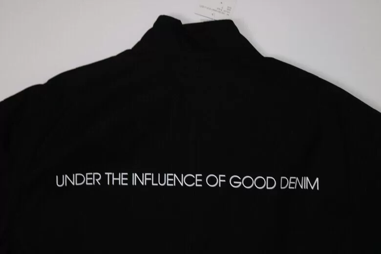 Vanquish x Fragment Fish Tail Parka — label