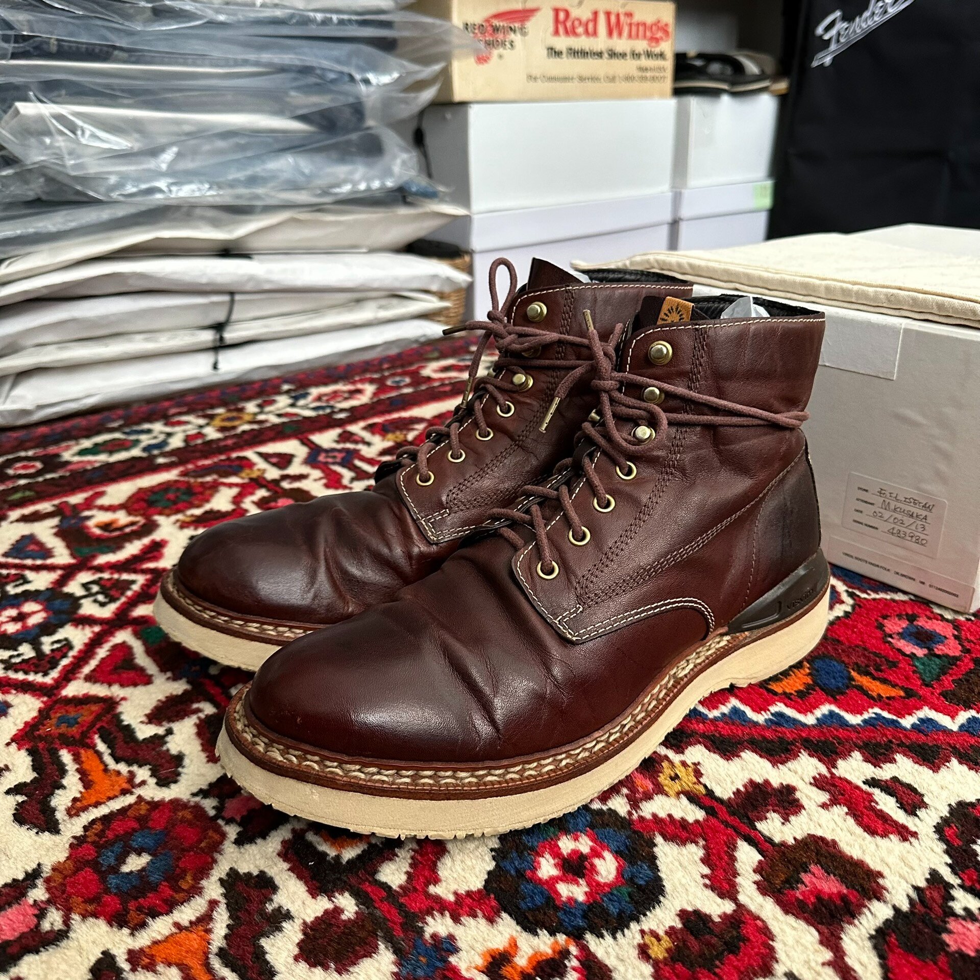 visvim 12AW Virgil Double Stitch Boots — front