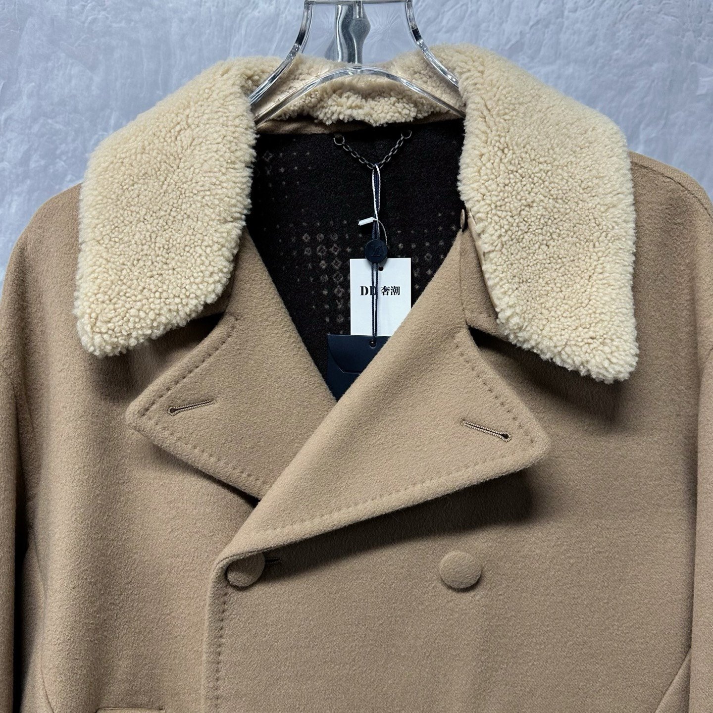 Louis Vuitton FW24 Double-Breasted Wool Coat — front