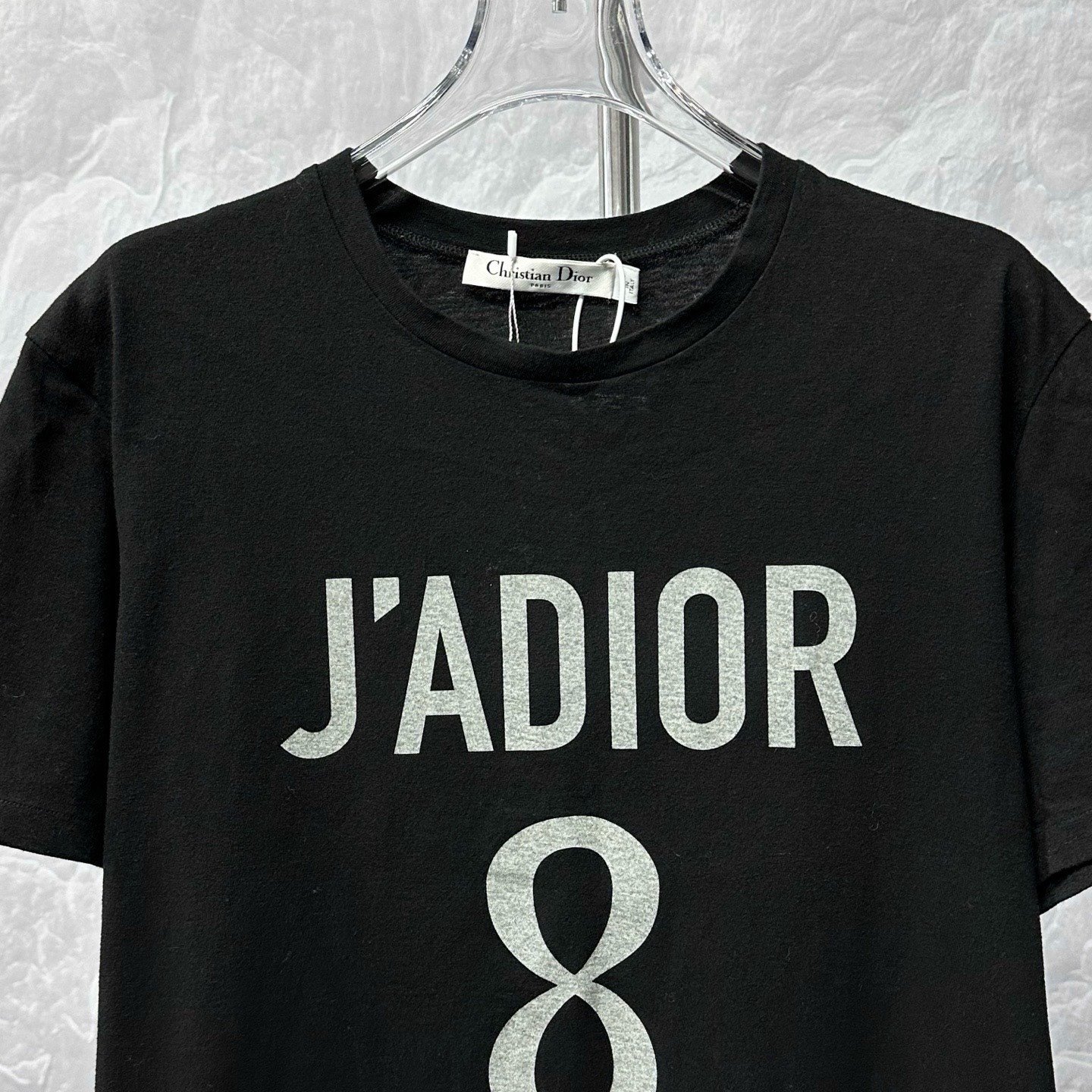 Dior 8 Print Short-Sleeve Tee — detail