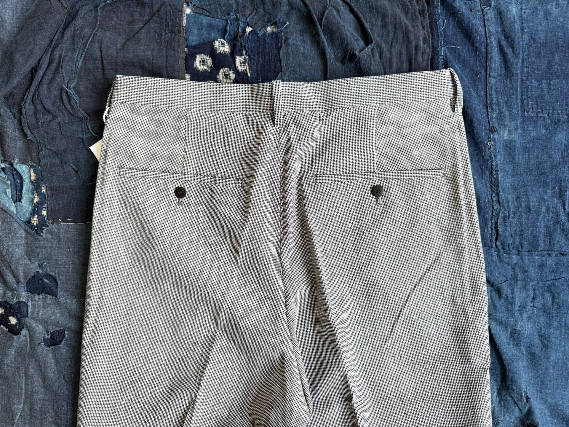 VISVIM 25AW WIDE SLACKS SANTOME — label