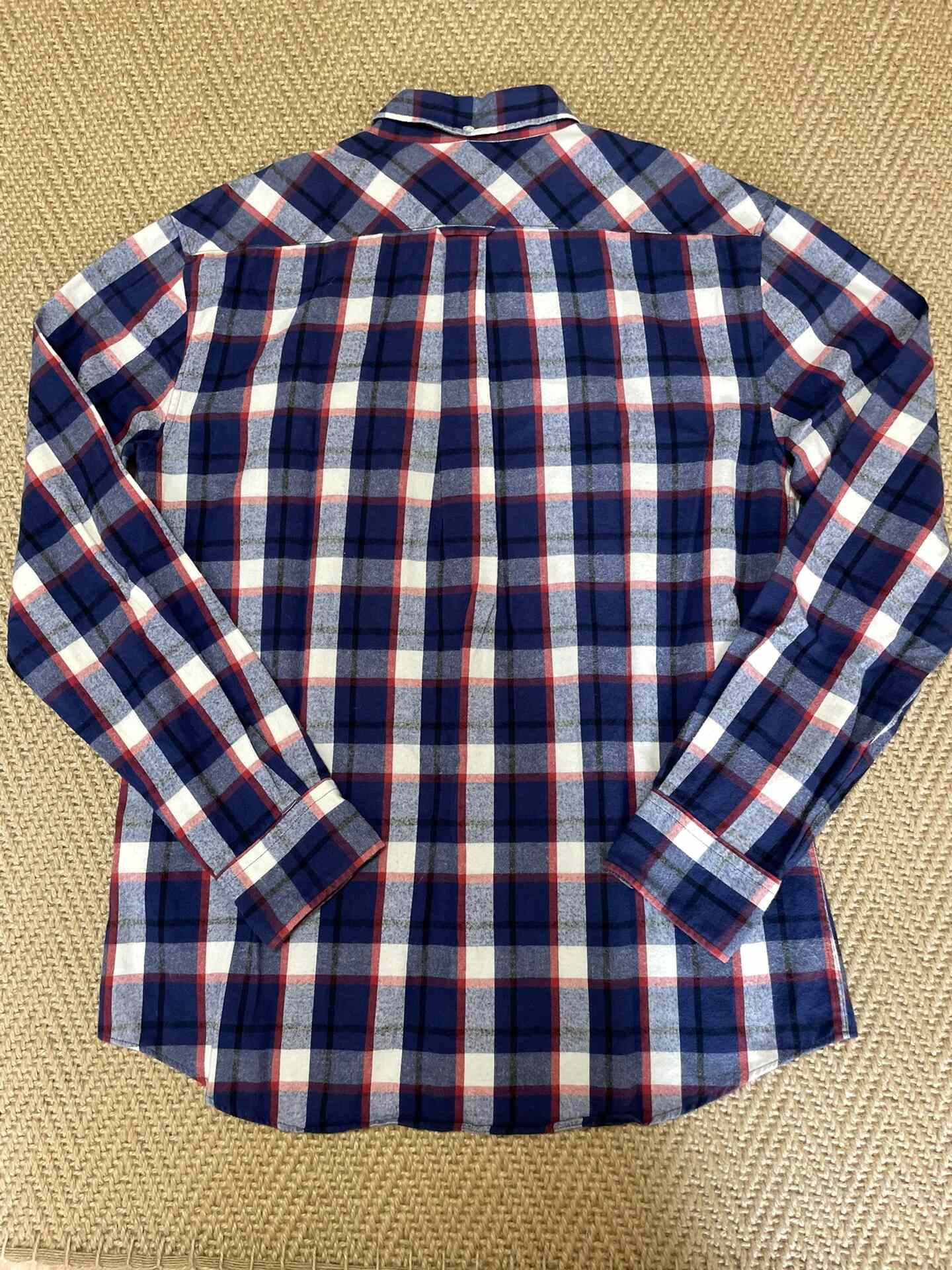 Denim by Vanquish & Fragment Plaid Flannel Shirt — front
