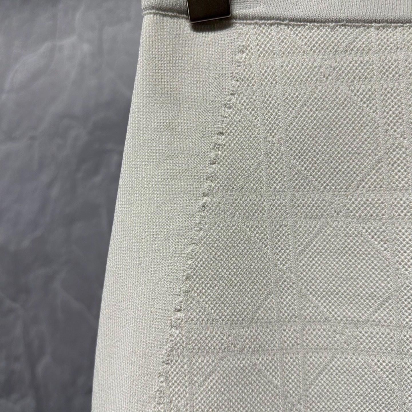 Dior Diamond Knit Short Skirt — detail