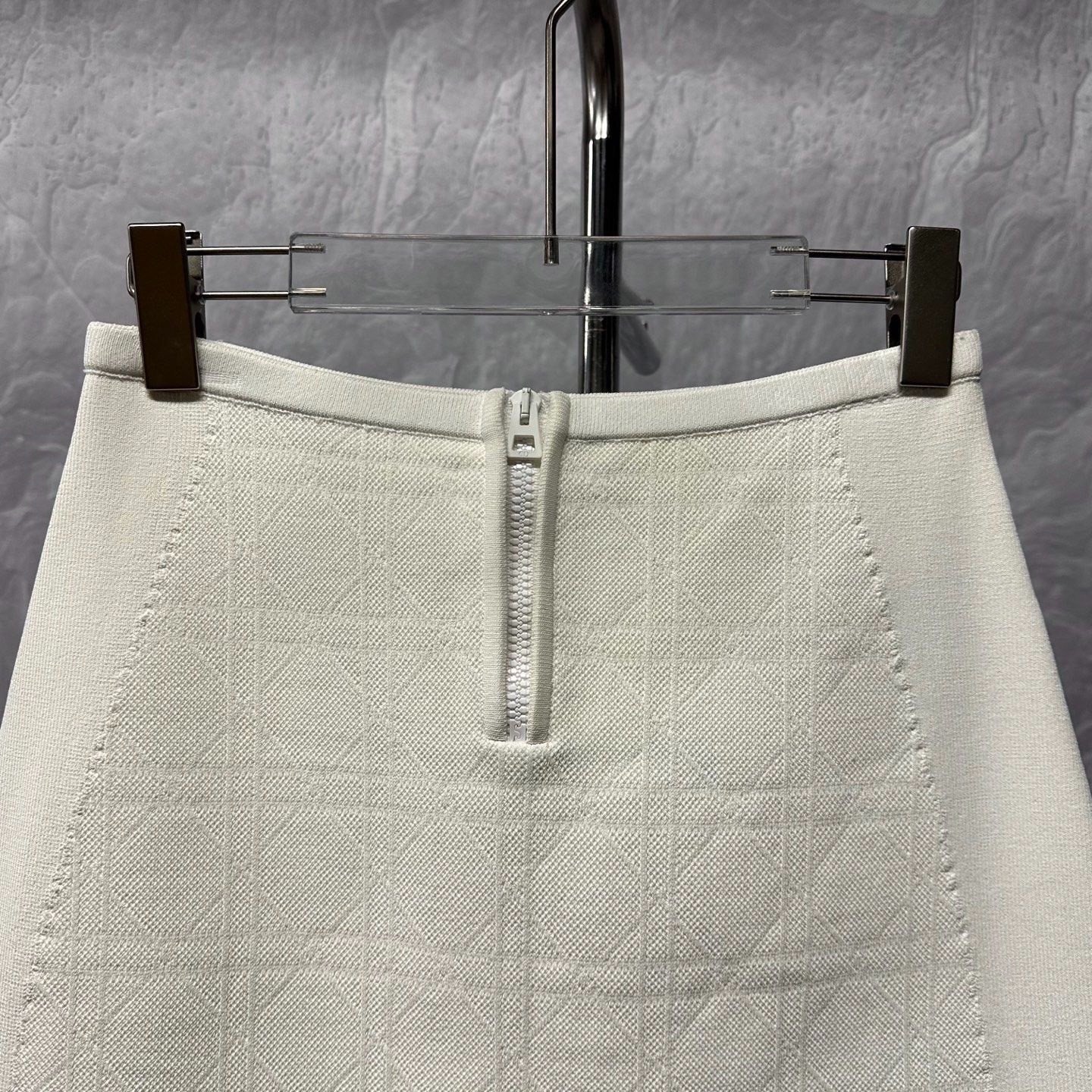 Dior Diamond Knit Short Skirt — back