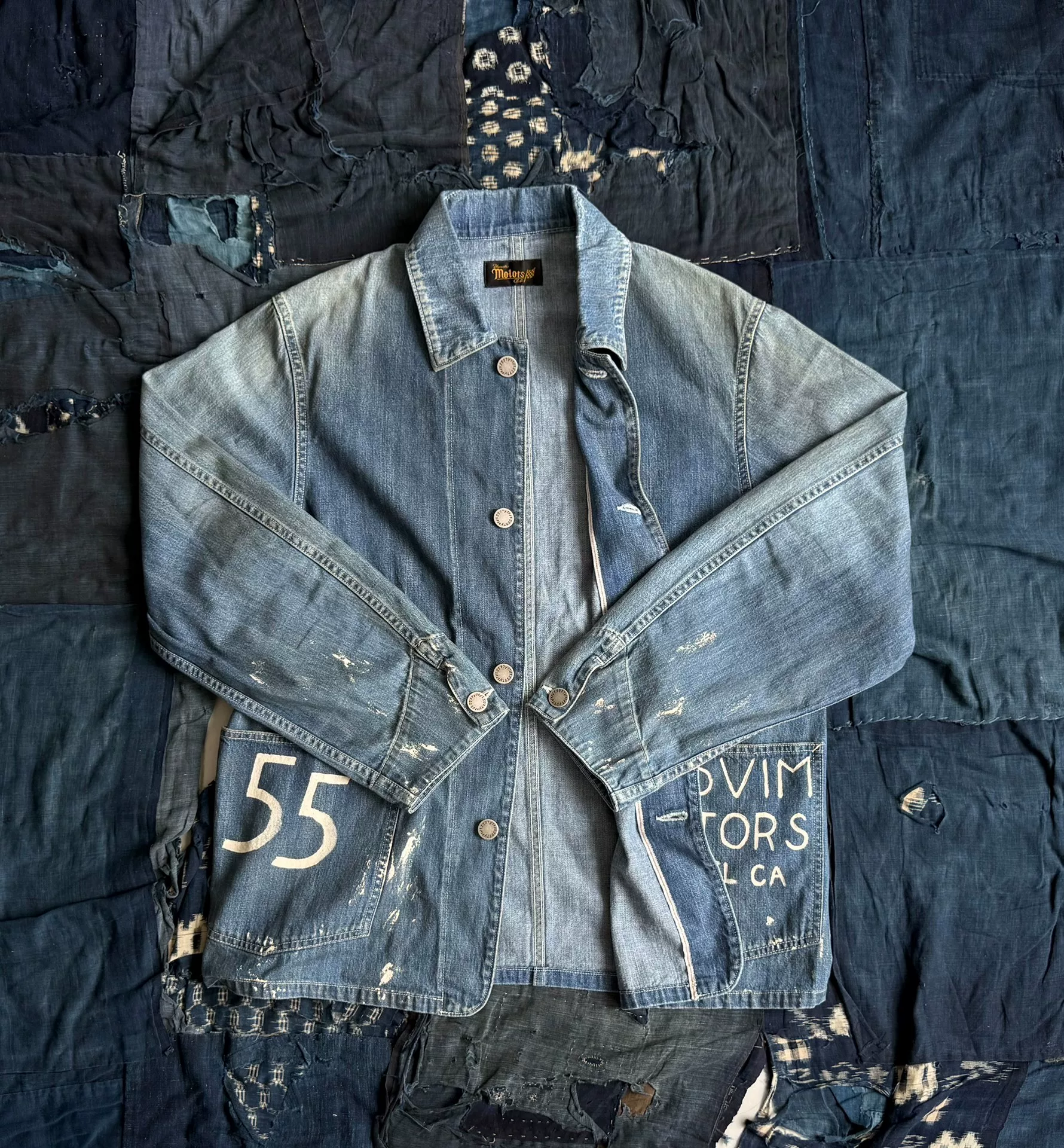 VISVIM 25SS SPOT MOTORS COVERALL JKT — front