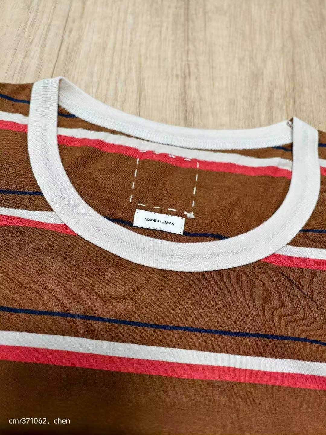 visvim 19AW Border A-Liner S/S Tee — back