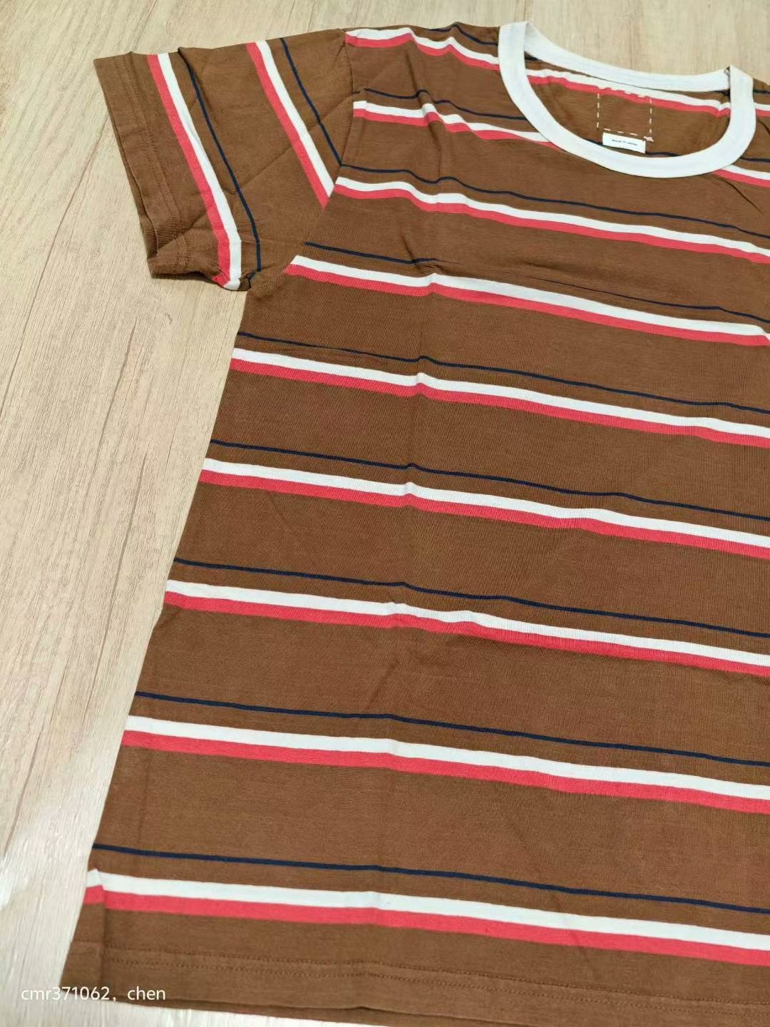 visvim 19AW Border A-Liner S/S Tee — detail